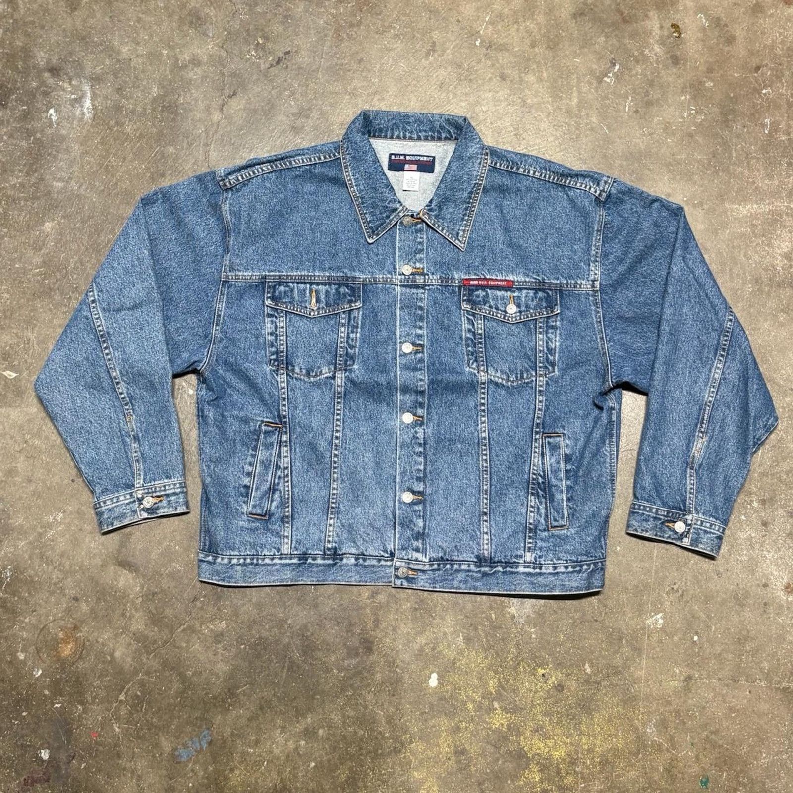 B.U.M Equipment Vintage y2k bum equipment denim Size US XL / EU 56 / 4 - 1 Thumbnail