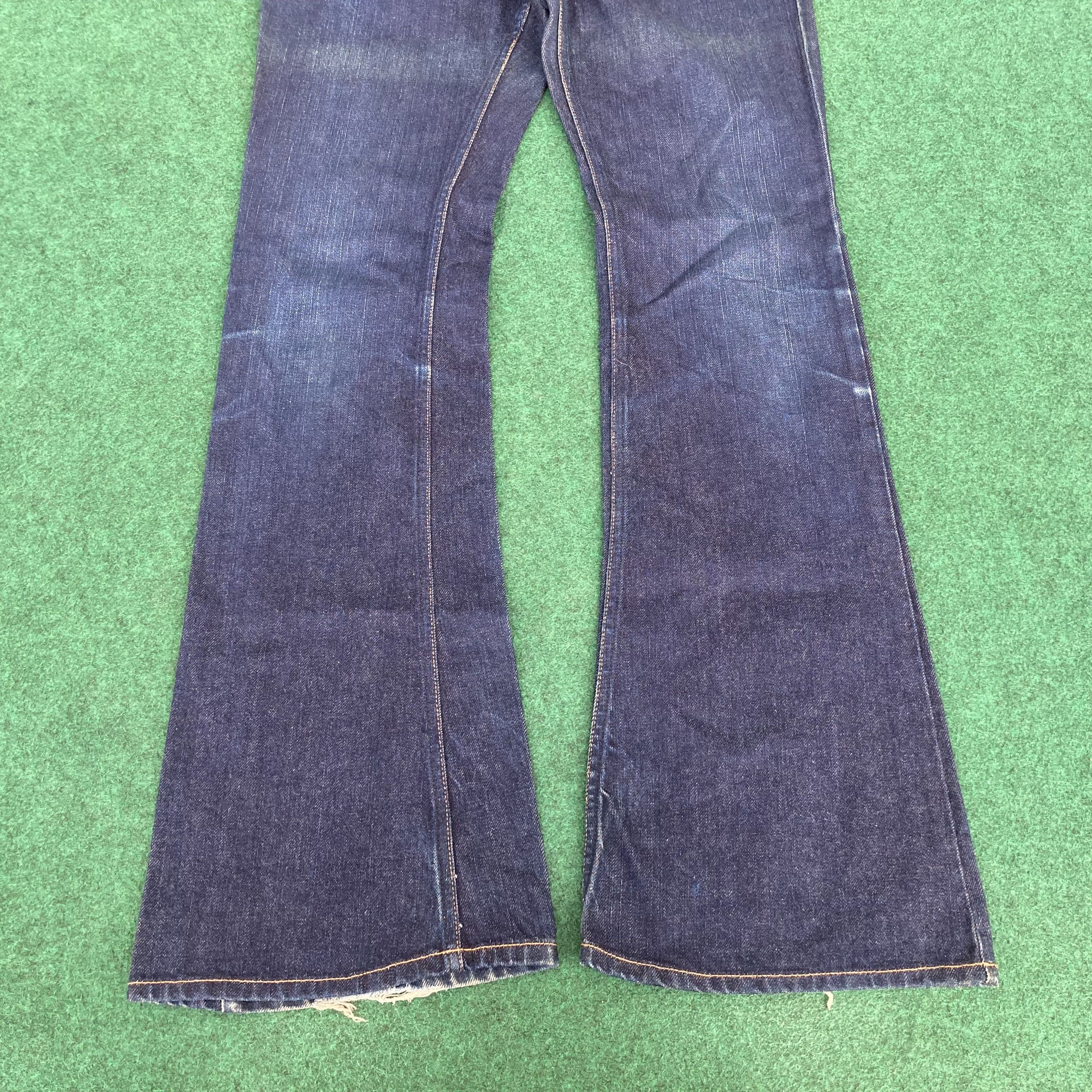 Blue Blue Japan × Japanese Brand × Kapital 31x33 Vtg Blue Blue Bootcut Market HR Market Jeans Size US 30 / EU 46 - 7 Thumbnail
