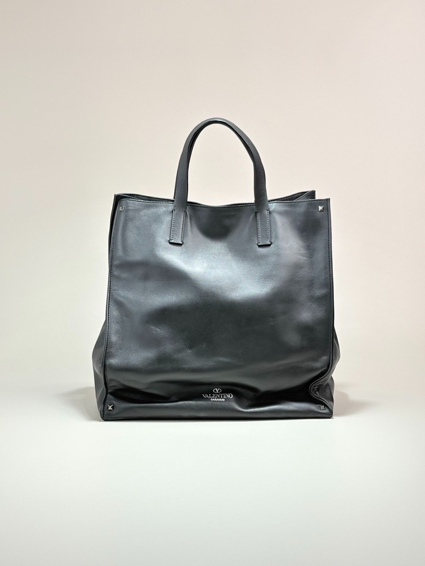 Valentino Valentino Black Stud Mini Handbag Size ONE SIZE - 1 Thumbnail