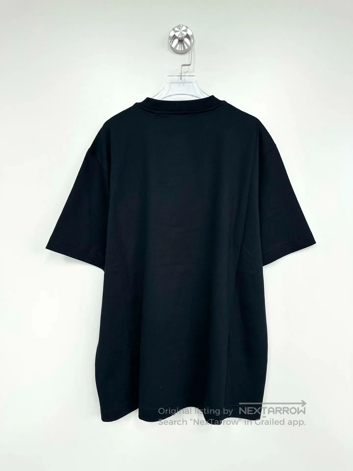 Burberry Burberry Black Plaid Warhorse Logo Short Sleeve| Size US XL / EU 56 / 4 - 2 Thumbnail