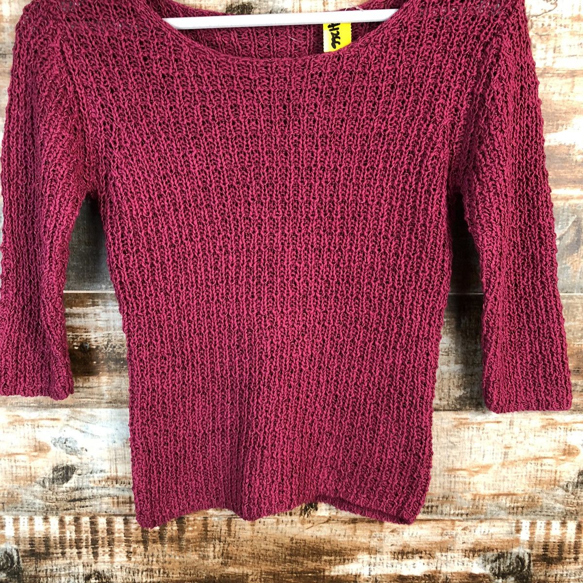 Homespun Knitwear × Japanese Brand Japanese Brand Pink Knitwear #A1266 Size S / US 4 / IT 40 - 6 Thumbnail