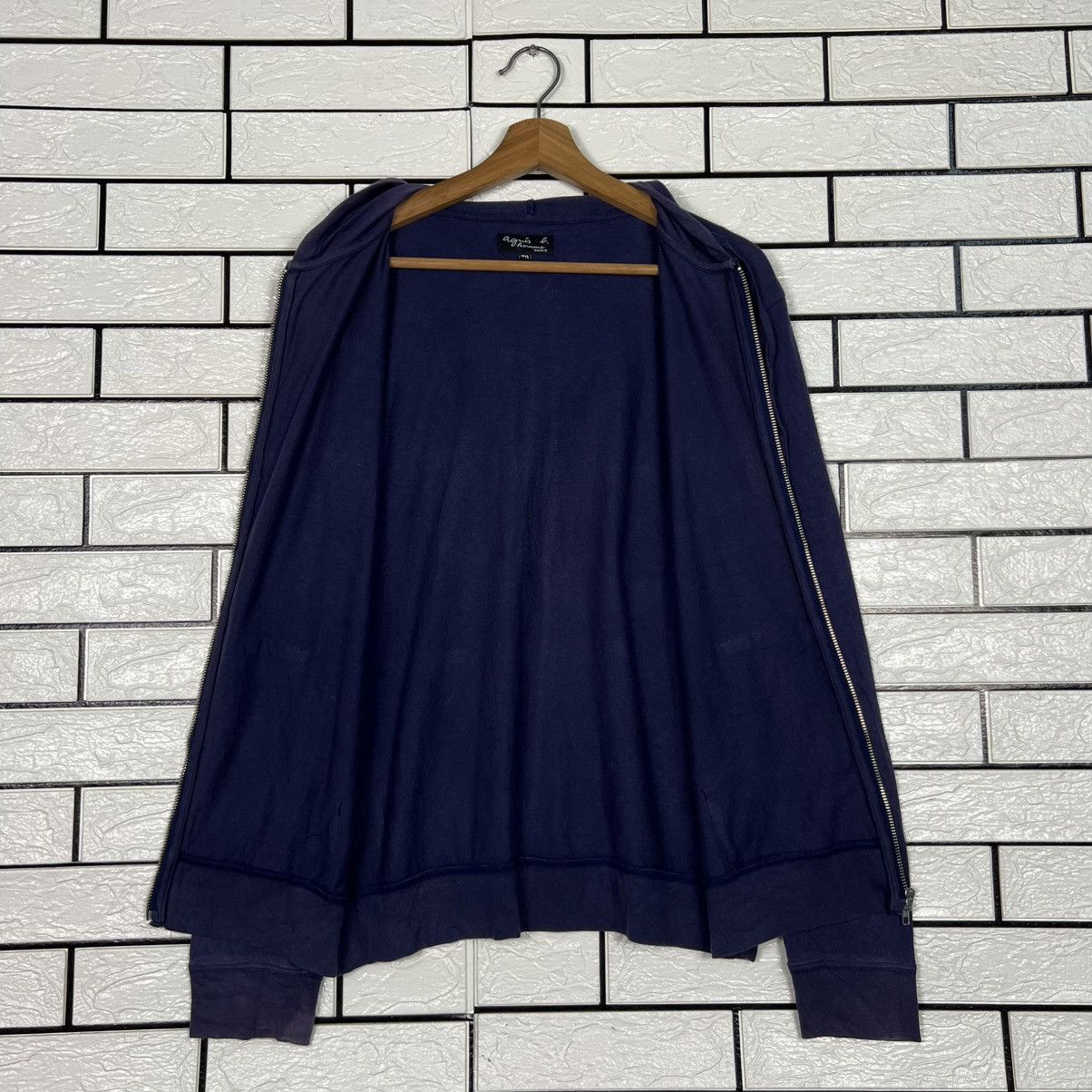 agnes b. Vintage AGNES B. HOMME Zipper Hoodie Sweatshirt #4105-C187 Size US S / EU 44-46 / 1 - 12 Thumbnail