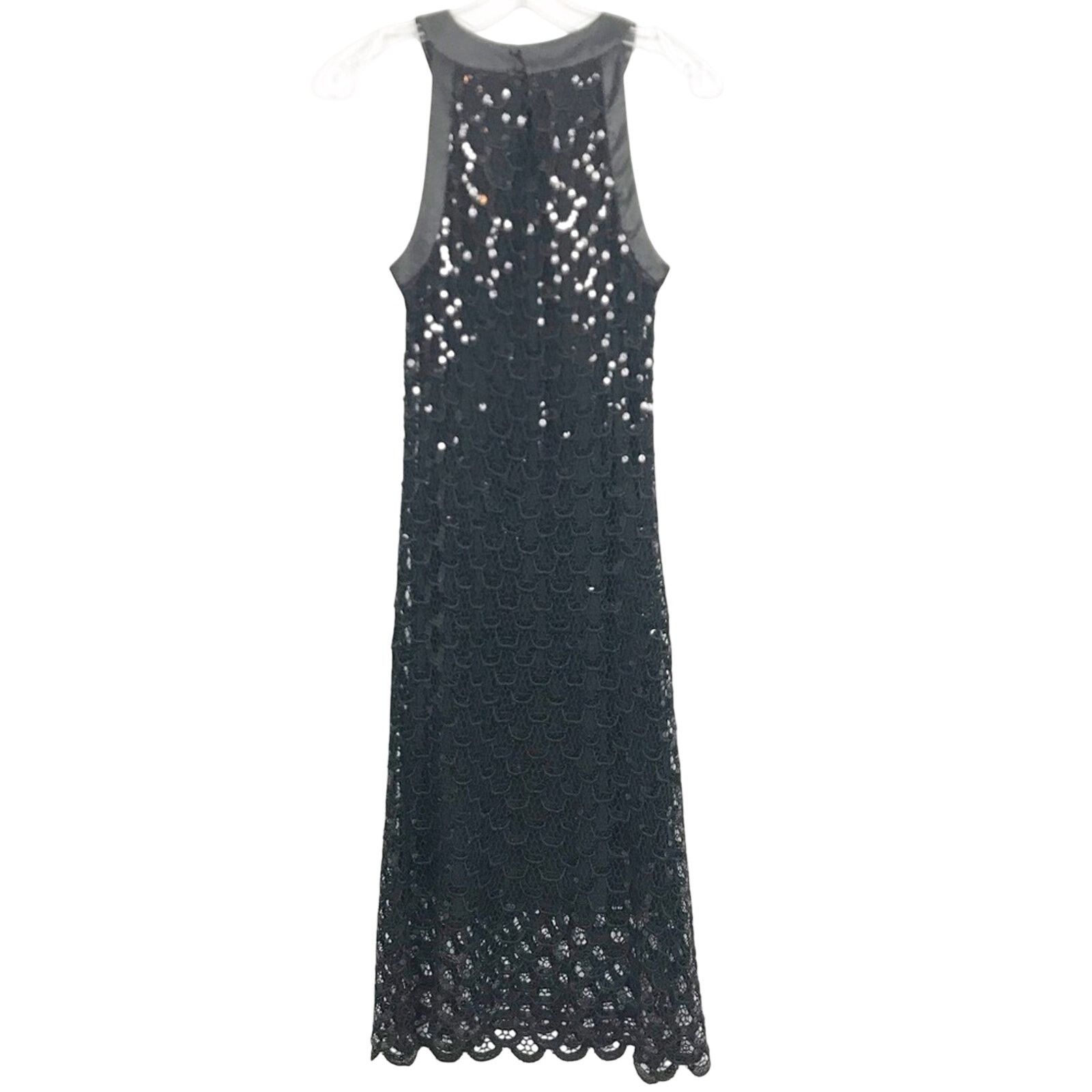 Other Eliza J Black Sequin Scaly Sleeveless Dress Sz 6 Size M / US 6-8 / IT 42-44 - 5 Thumbnail