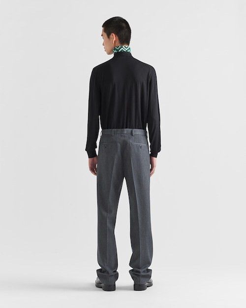 Prada o1bcso1str1025 Turtlenck Sweater in Black Size US L / EU 52-54 / 3 - 5 Thumbnail