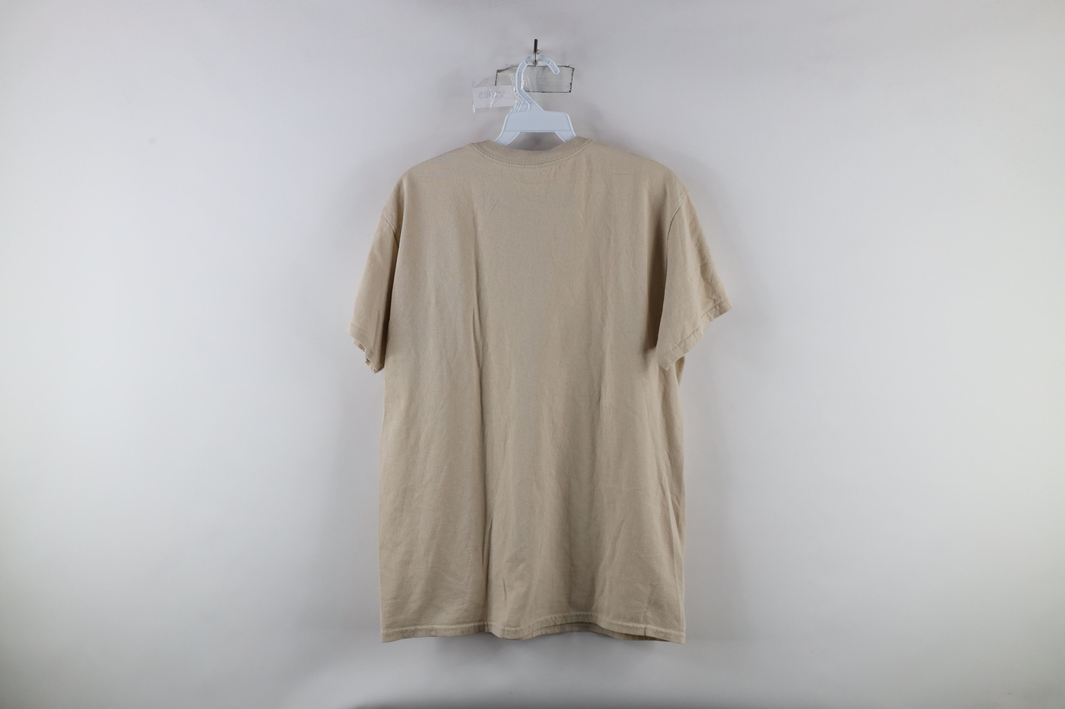 Vintage Vintage 90s Streetwear Short Sleeve T-Shirt Beige Cotton Size US S / EU 44-46 / 1 - 5 Thumbnail