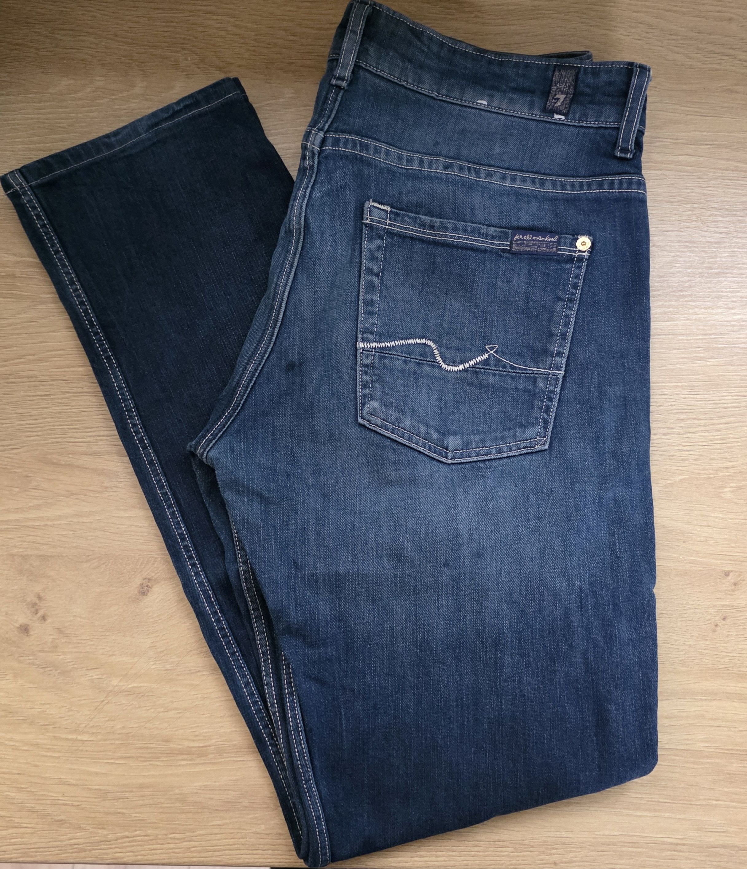 7 For All Mankind 7 For All Mankind Chad slim fit men's jeans 33 Size US 33 - 12 Thumbnail