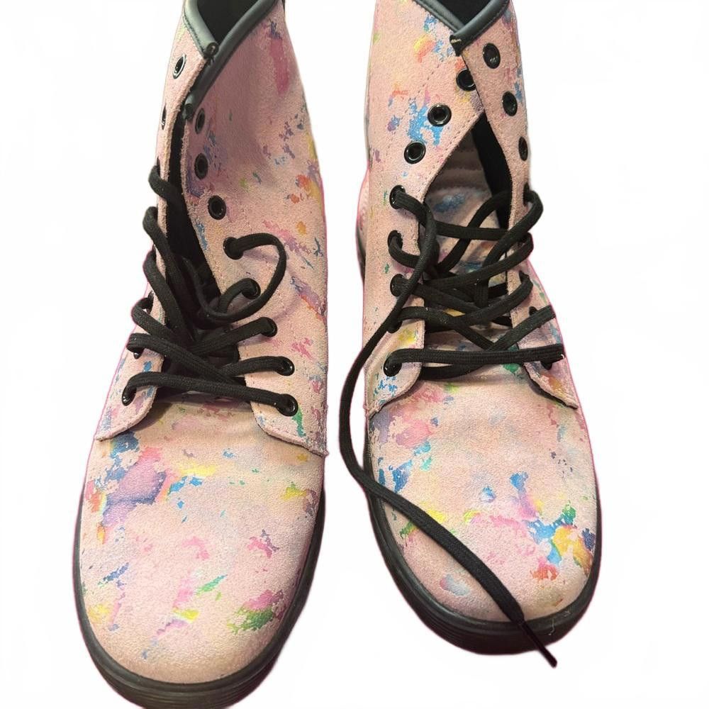Dr. Martens Dr. Martens Colorful Paint Splatter High-Top Boots Size US 10 / IT 40 - 5 Thumbnail