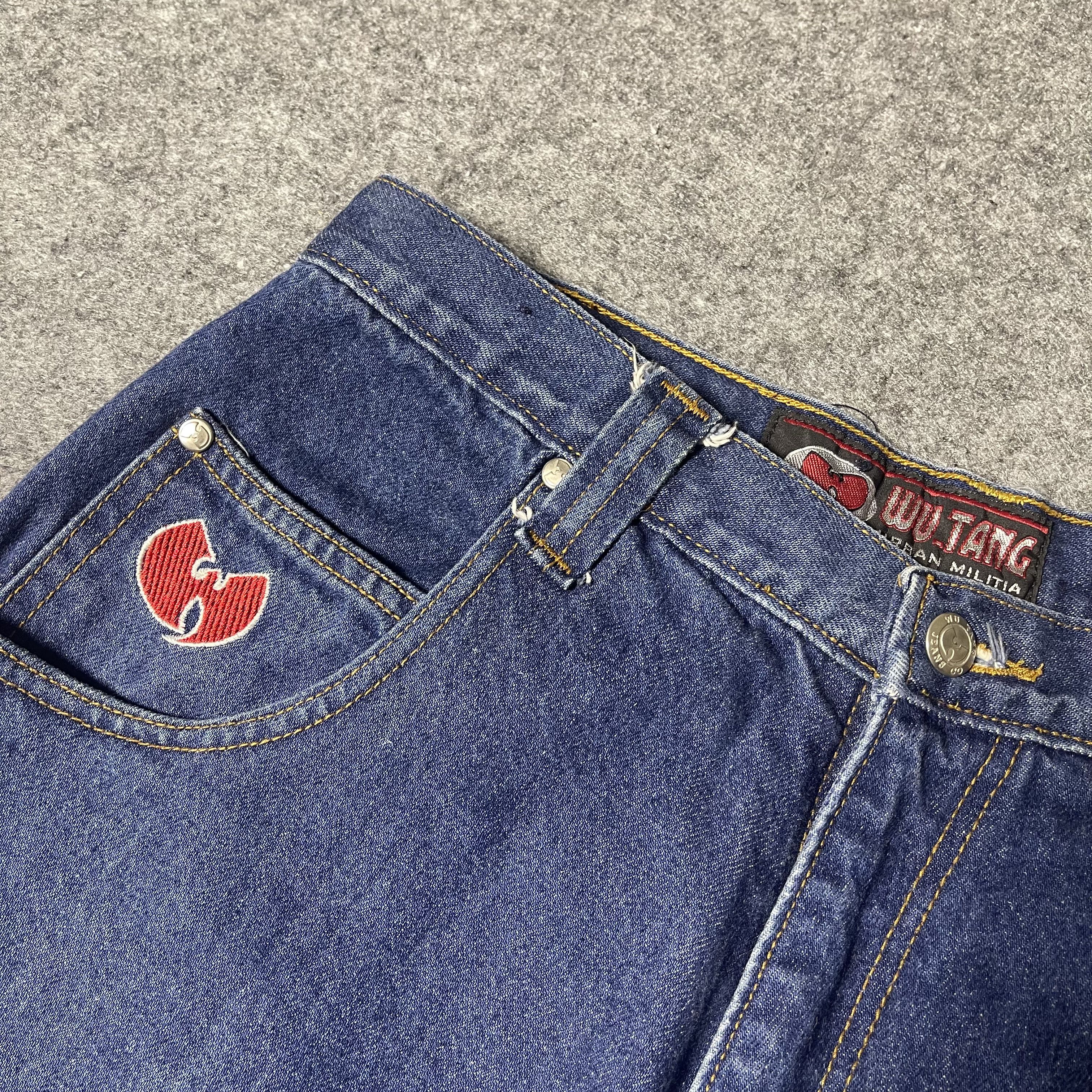 Other Wu Tang Clan Vintage Jean Shorts Urban Militia Size US 34 / EU 50 - 3 Thumbnail