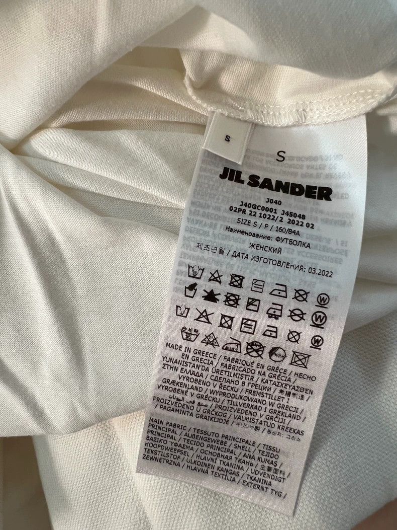 Jil Sander Jil Sander pure white short sleeve T-shirt Size S / US 4 / IT 40 - 5 Thumbnail
