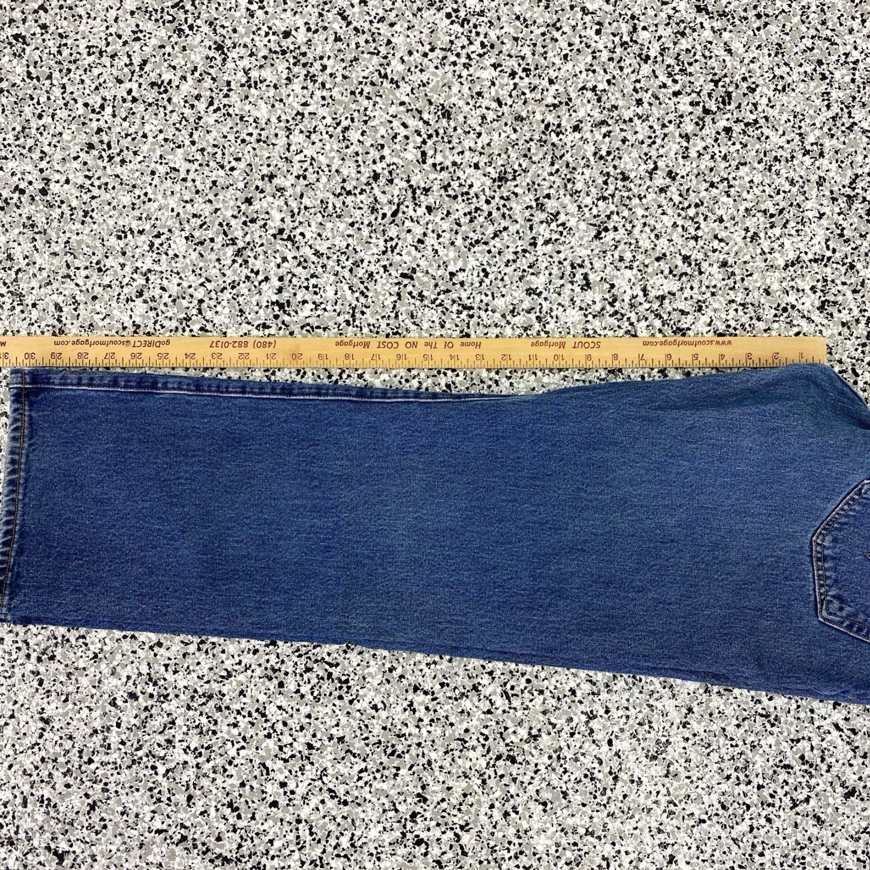 Levi's VINTAGE Levi's Jeans Mens 501 XX 35x30.5 Made In Mexico Button Fly Lightwash 90s USA 501 Series Regular Fit Mens Size US 35 - 7 Thumbnail