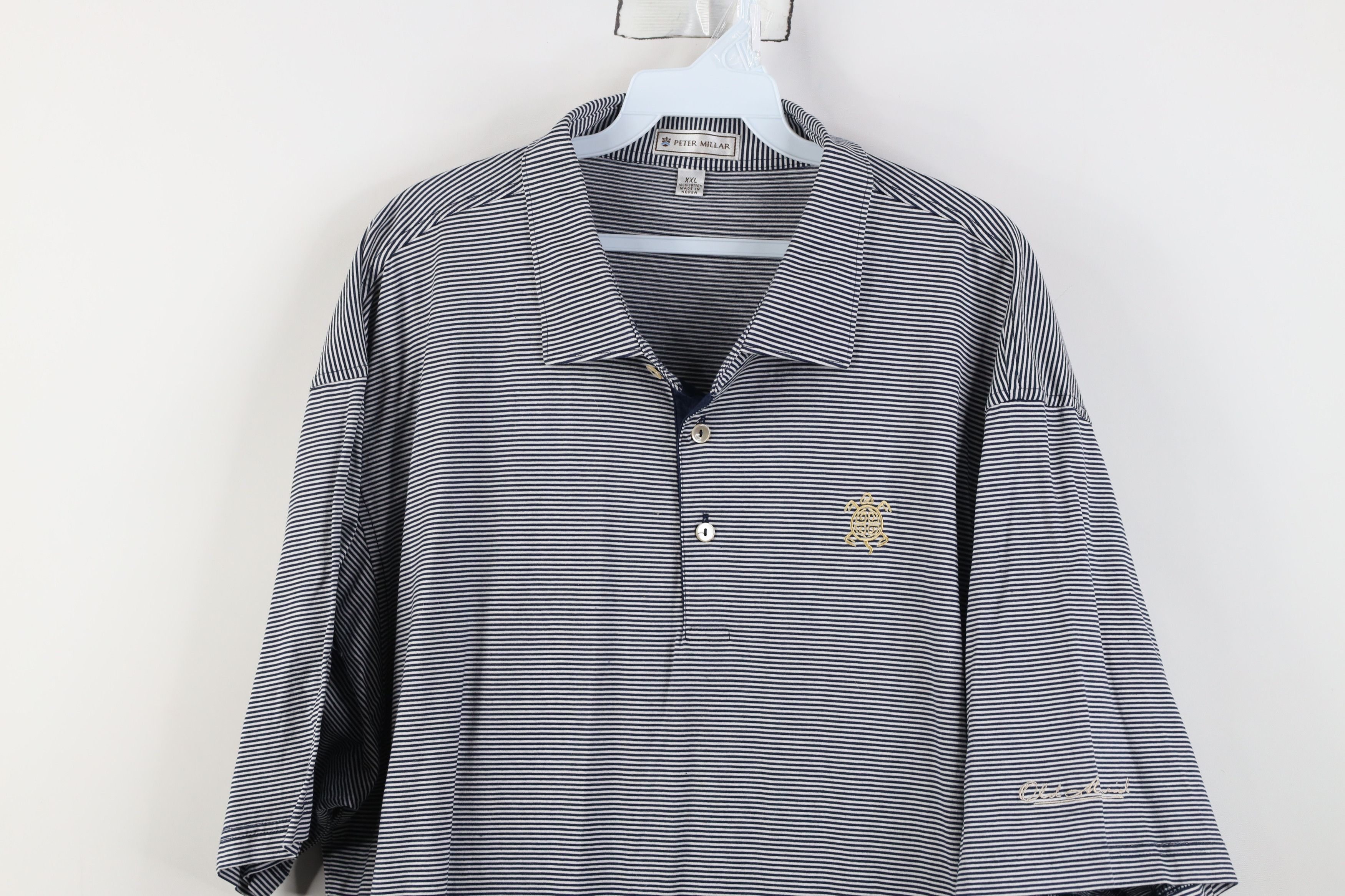 Peter Millar Peter MIllar Old Memorial Golf Course Golfing Polo Shirt Size US XXL / EU 58 / 5 - 2 Thumbnail