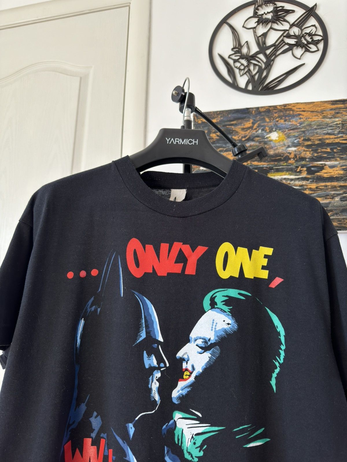 DC Comics × Vintage Vintage 1989 Batman vs Joker Will Rule The Night Tee Size US L / EU 52-54 / 3 - 3 Thumbnail