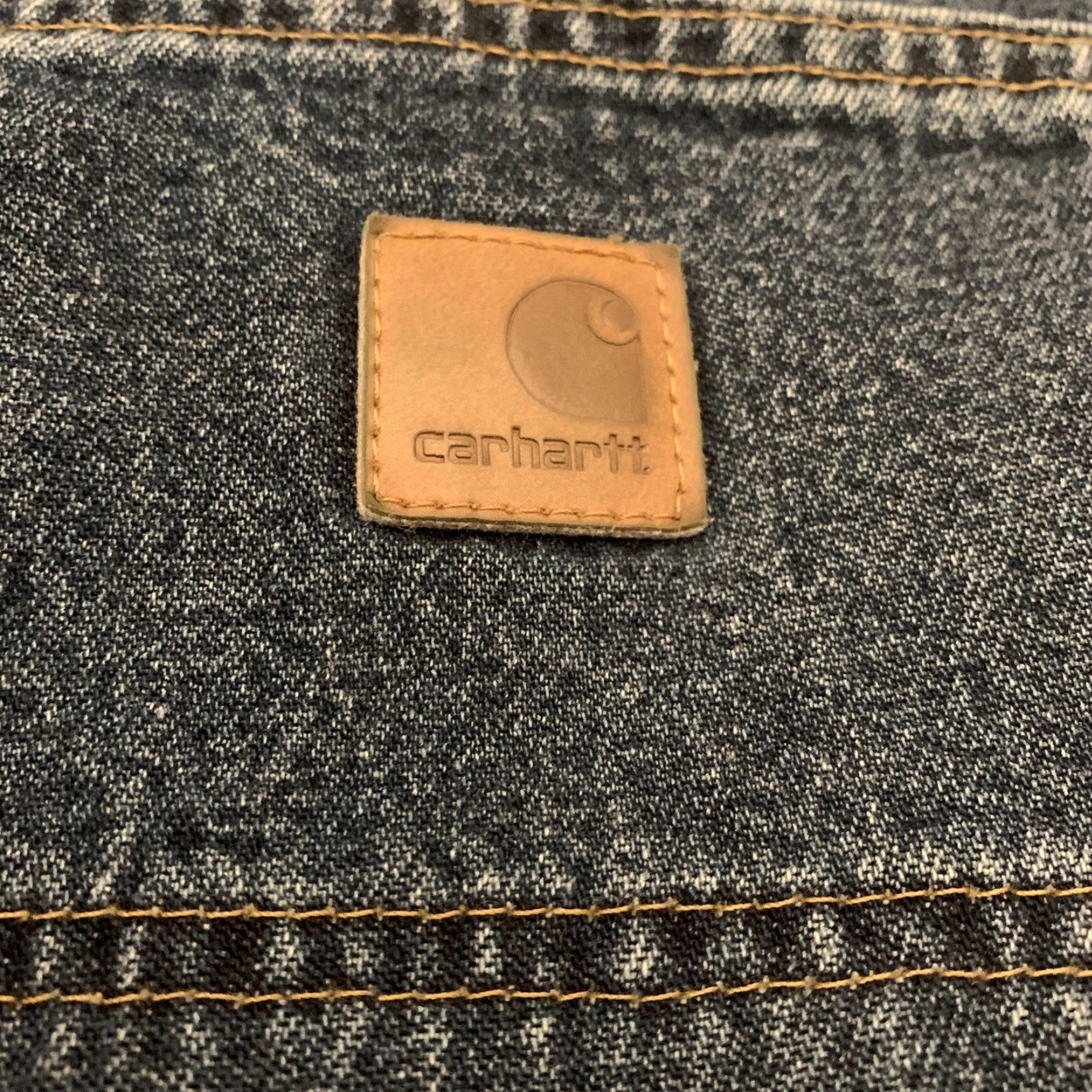Carhartt Carhartt Jeans Men 38x30 Blue Carpenter Dungaree Loose Original Fit B13 DPS Mens Size US 38 / EU 54 - 4 Thumbnail
