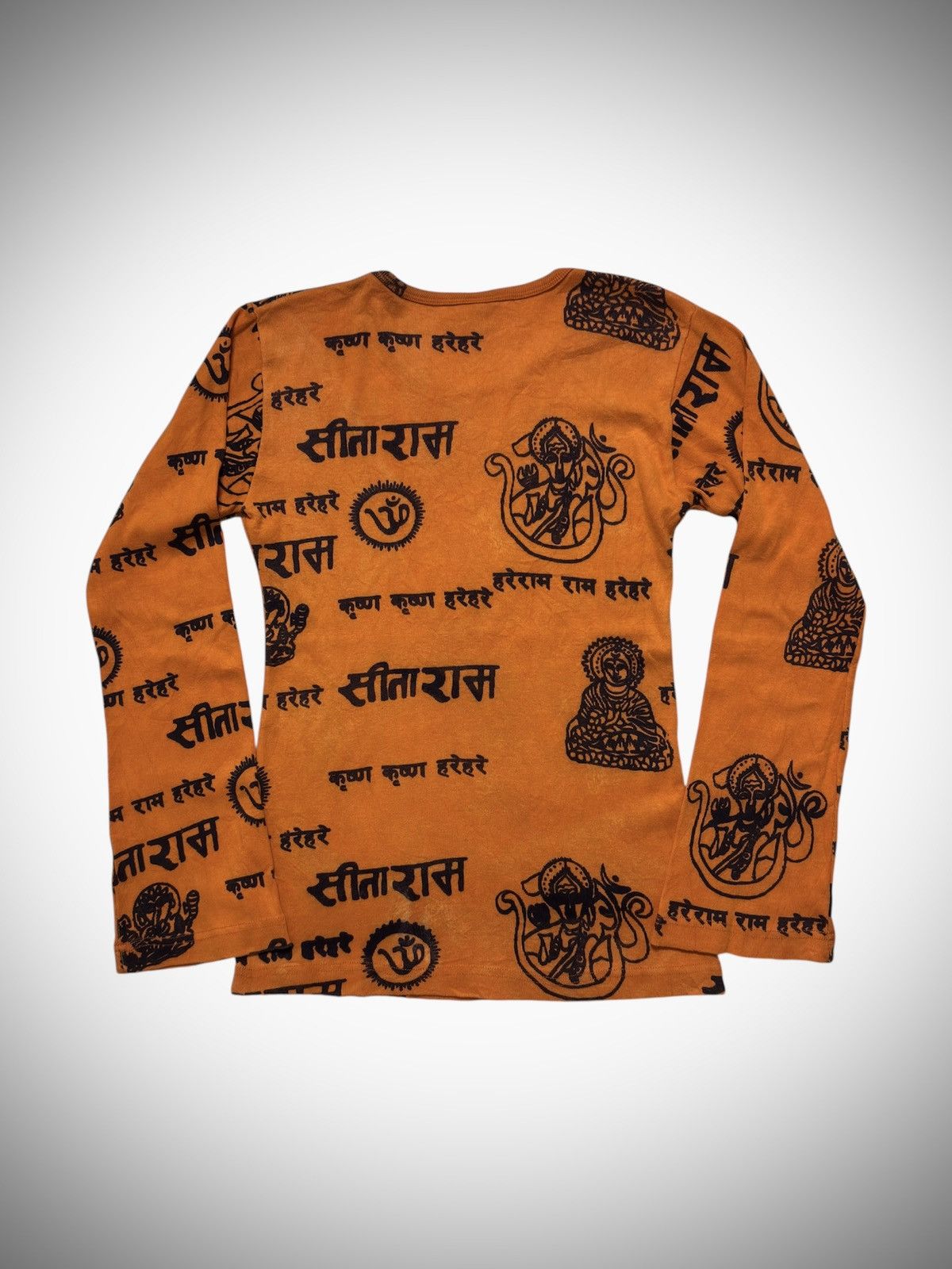 Other Beud - Ethnic Motifs Buddha Ls T-Shirt Size US M / EU 48-50 / 2 - 5 Thumbnail