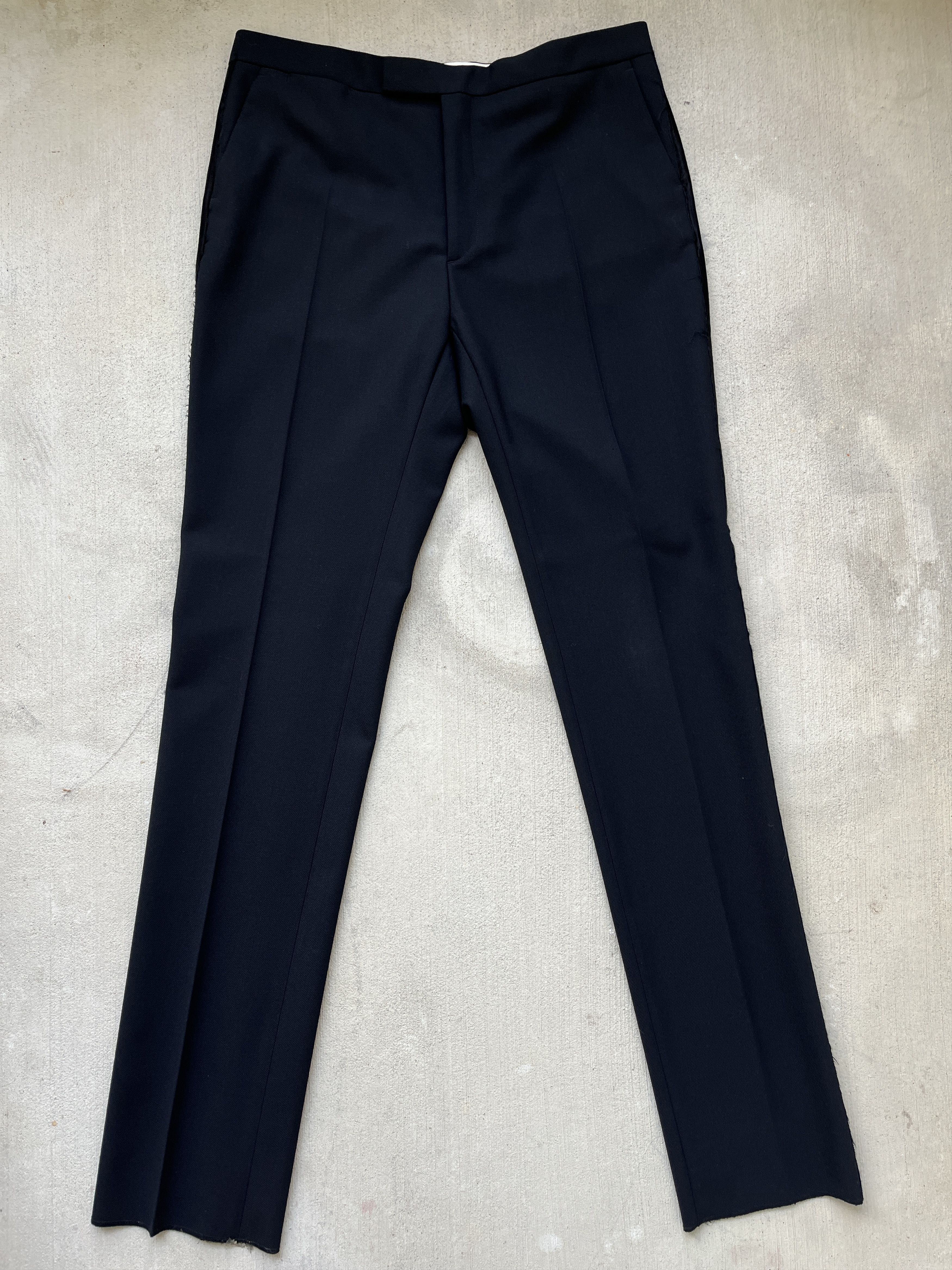 Raf Simons Raf Simons Satin Stripe Tuxedo Trousers AW20 Size US 36 / EU 52 - 1 Thumbnail