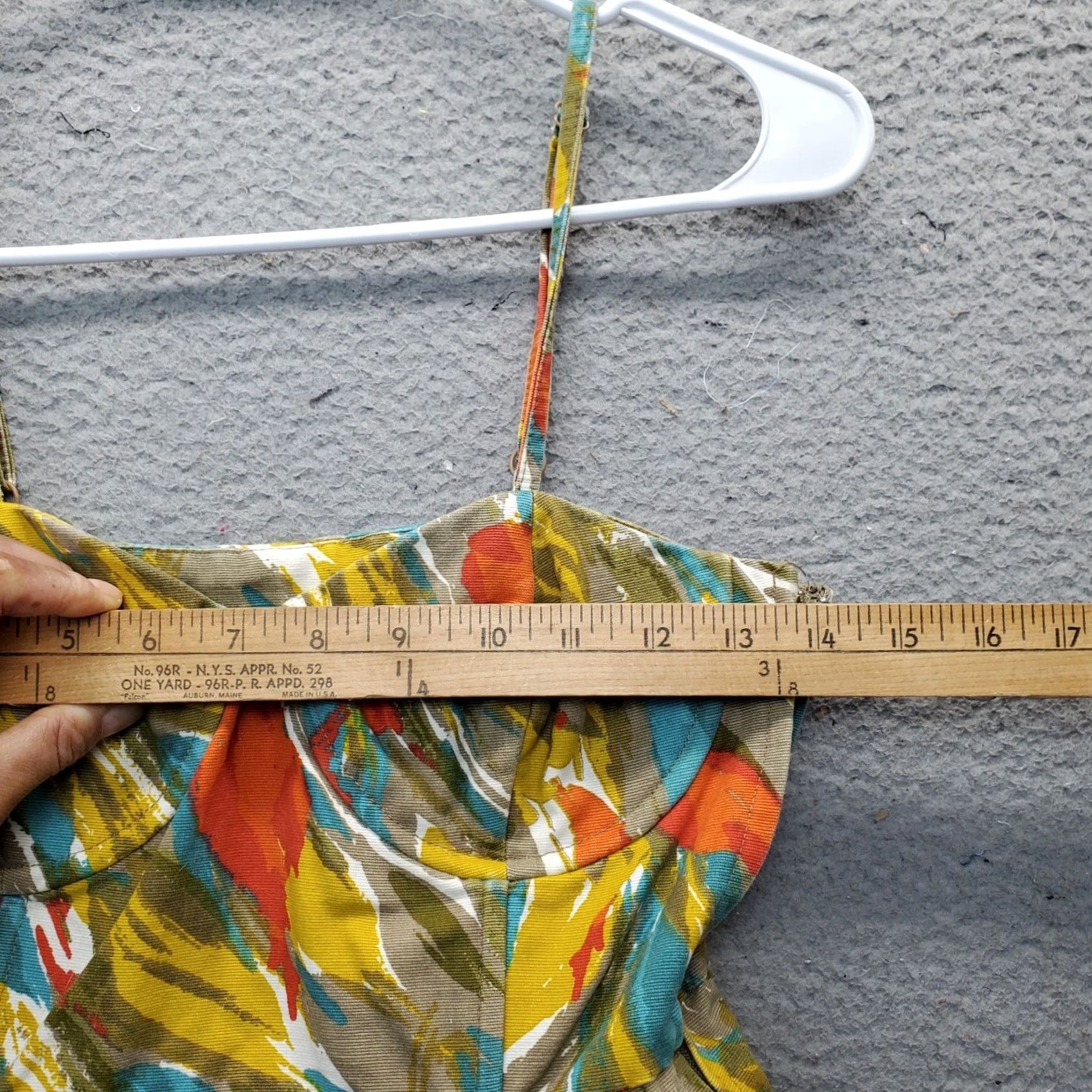 Vintage JACK Dress Womens XS Multi Sleeveless Sweetheart Pleated Waist Pockets Side Zip Dress Size XS / US 0-2 / IT 36-38 - 5 Thumbnail