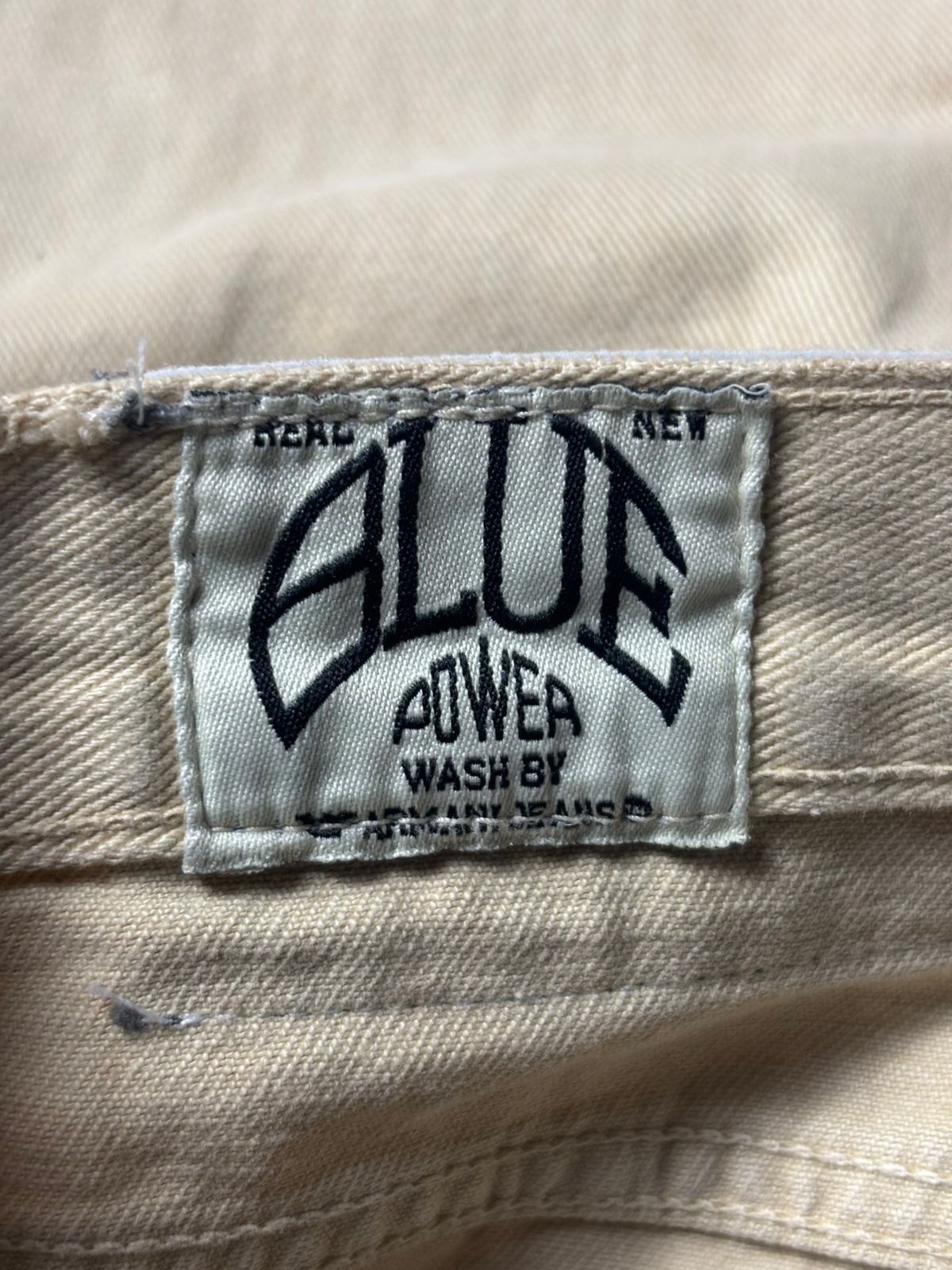 Emporio Armani 1990s Blue Power Wash by Armani Jeans Baggy Pants Size US 32 / EU 48 - 6 Thumbnail