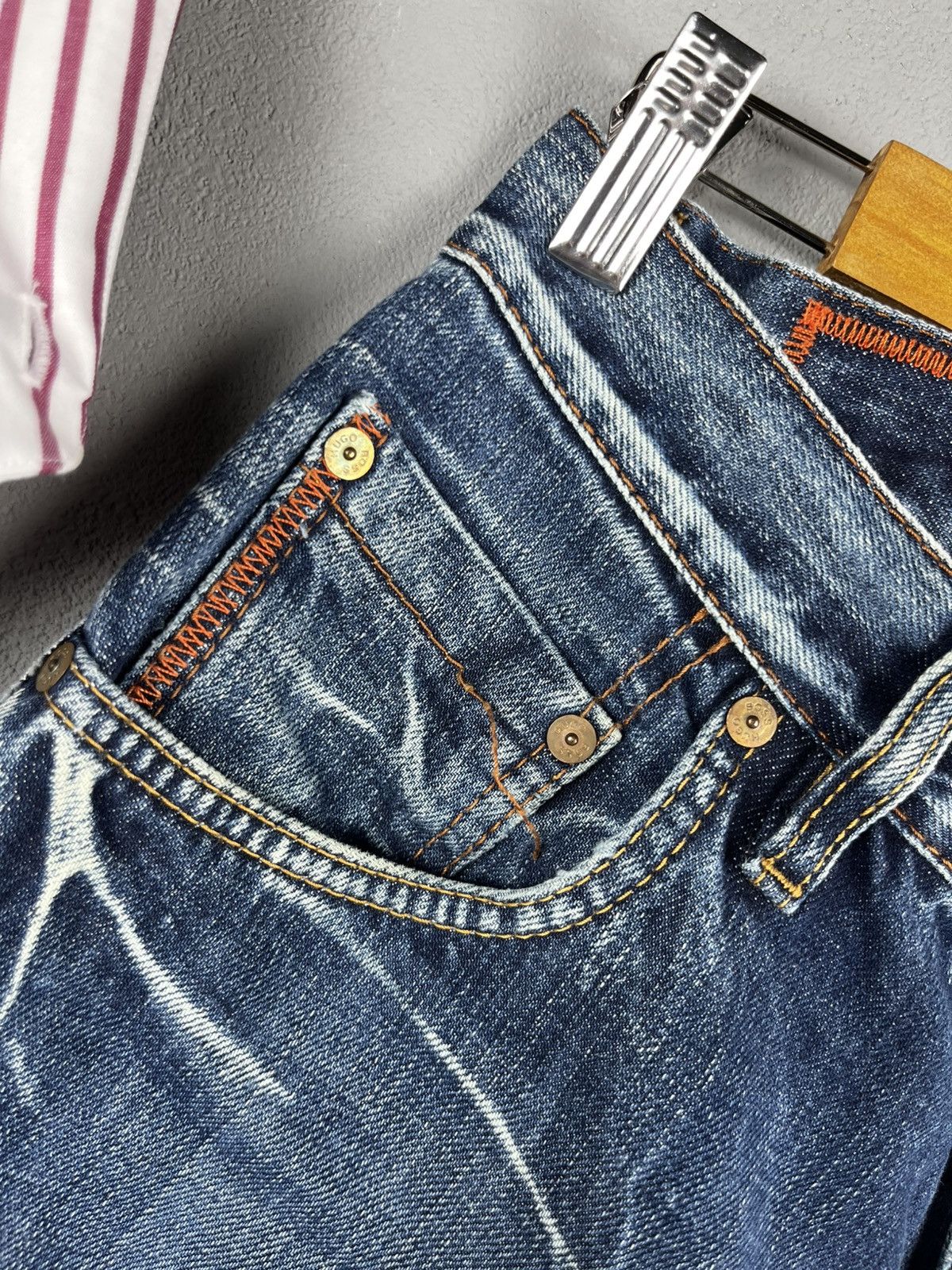 Hugo Boss Hugo Boss denim pants vintage Size US 31 - 6 Thumbnail