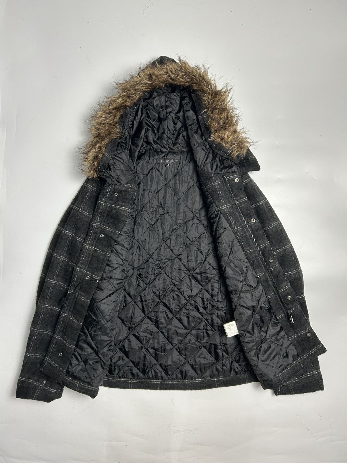 In The Attic IN THE ATTIC FAUX FUR HOODIE ZIPPER JACKET Size US M / EU 48-50 / 2 - 3 Thumbnail