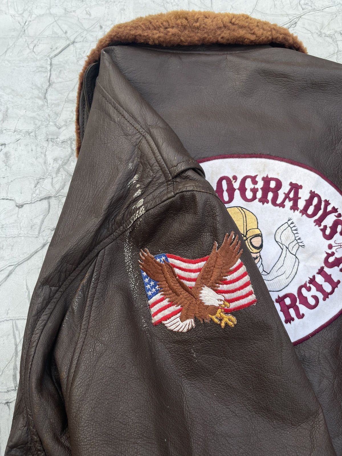 Vintage Rare Vintage 1968 U.S. Navy G-1 Flight Jacket. Size US L / EU 52-54 / 3 - 5 Thumbnail
