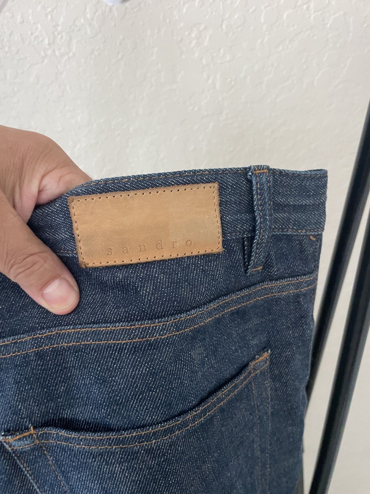 Sandro DK denim Selvedge Button Fly jeans Size US 35 - 8 Thumbnail