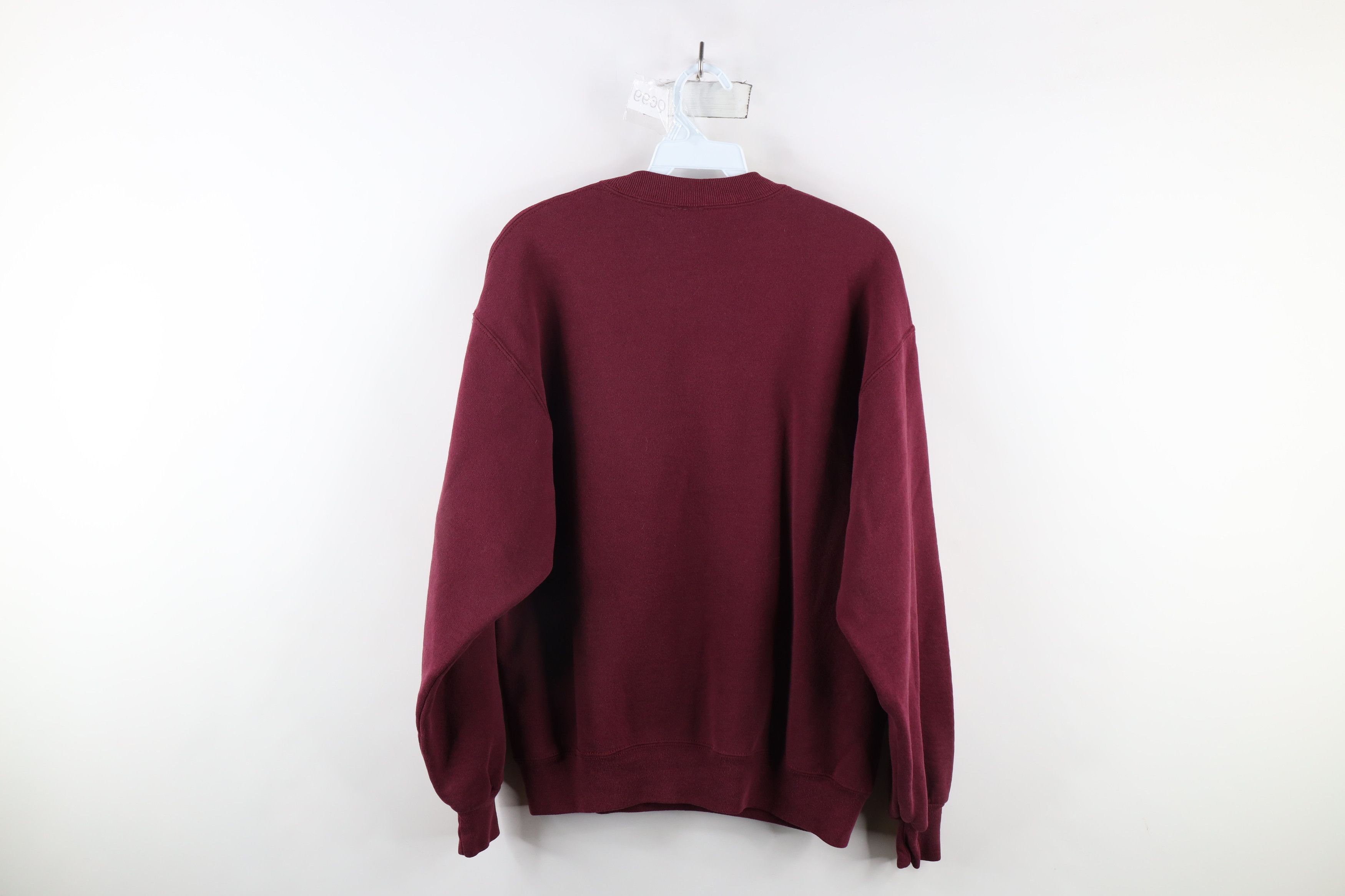 Vintage Vintage 90s Country Primitive Bird Nature Sweatshirt Red USA Size M / US 6-8 / IT 42-44 - 7 Thumbnail