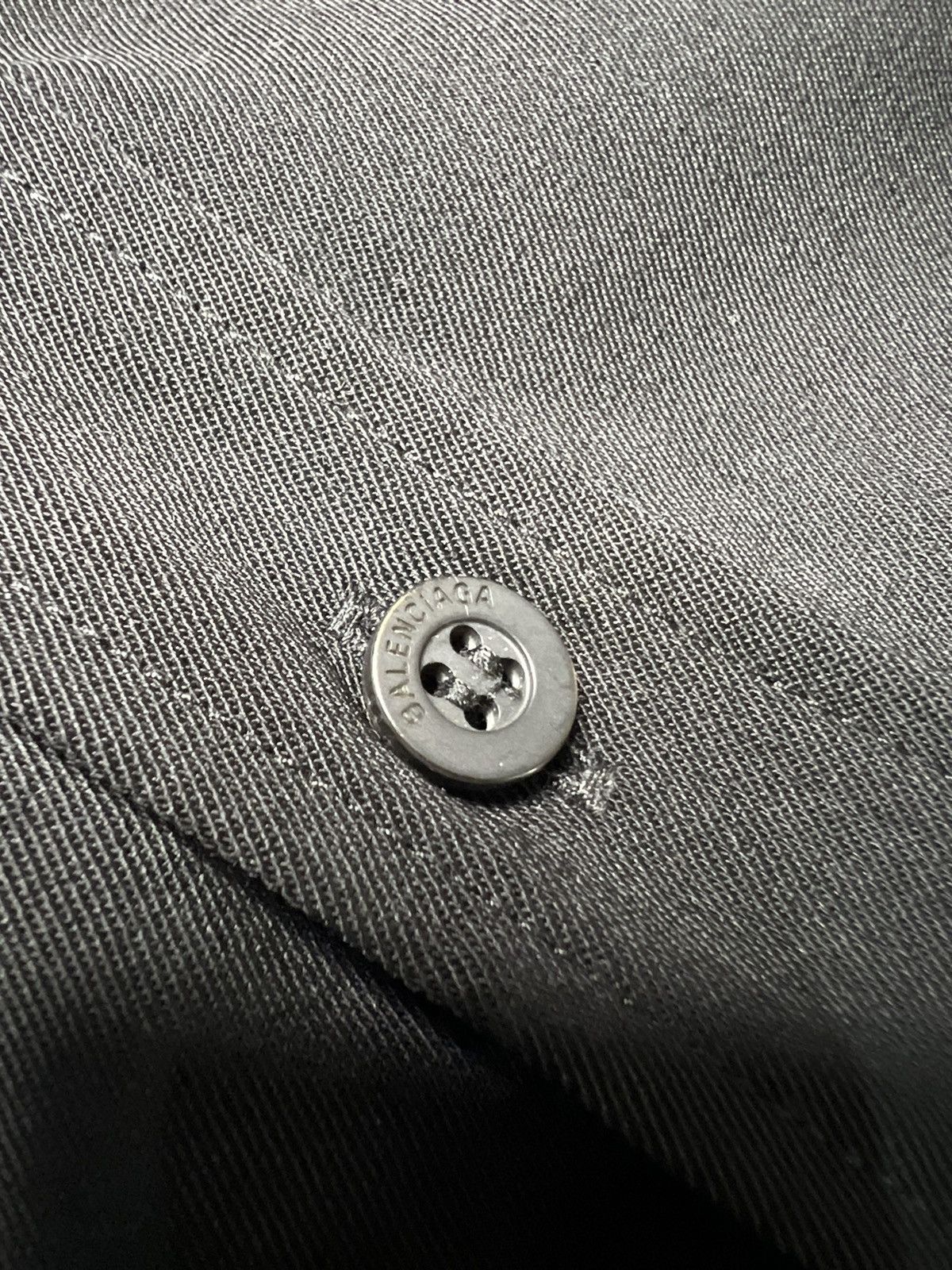 Balenciaga F/W 21 Balenciaga Small Fit Silk Lined Wool Overshirt Size US M / EU 48-50 / 2 - 5 Thumbnail
