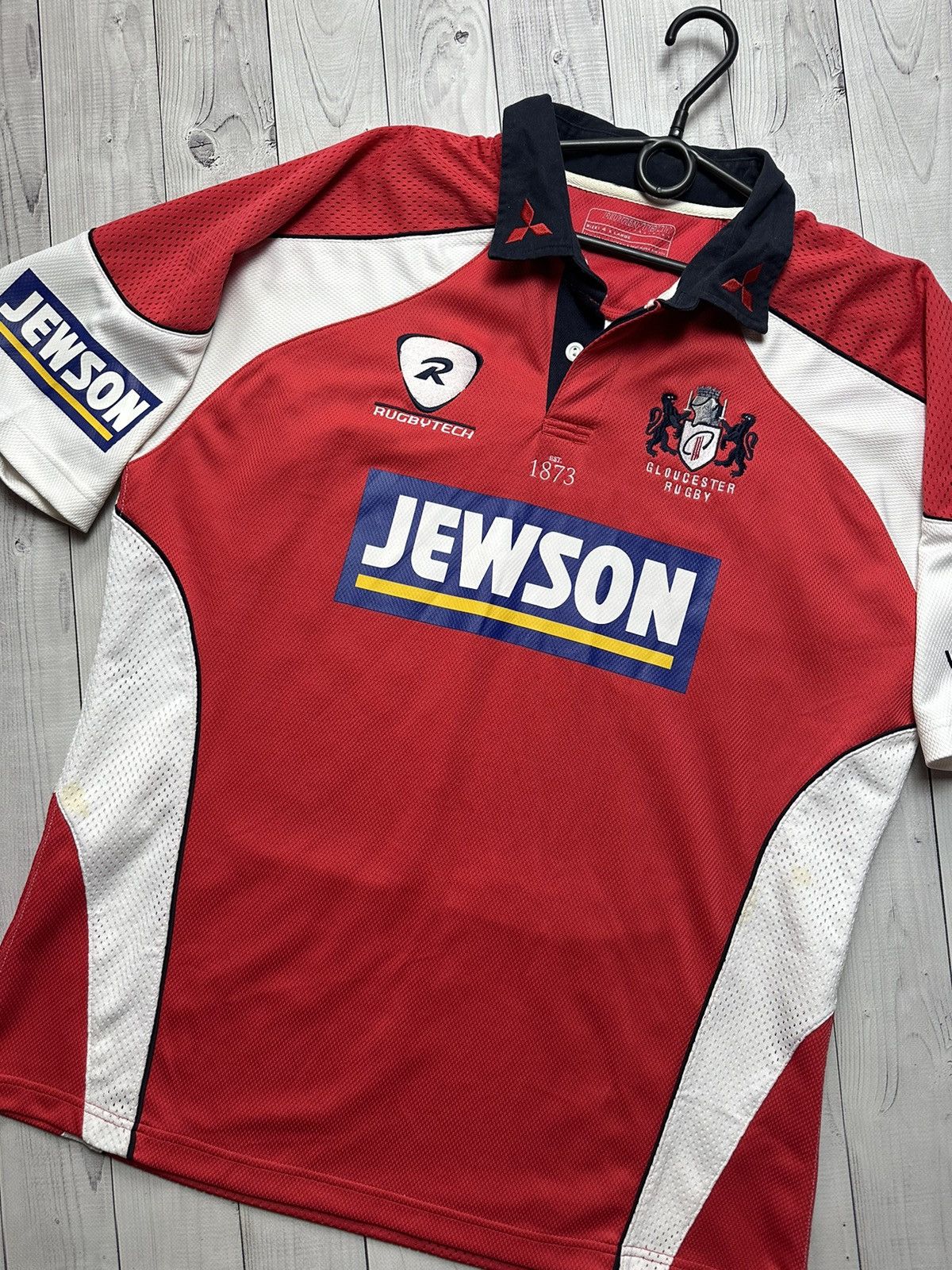 Vintage Vintage Gloucester rugby jersey Mitsubishi logo size XL Size US XL / EU 56 / 4 - 2 Thumbnail