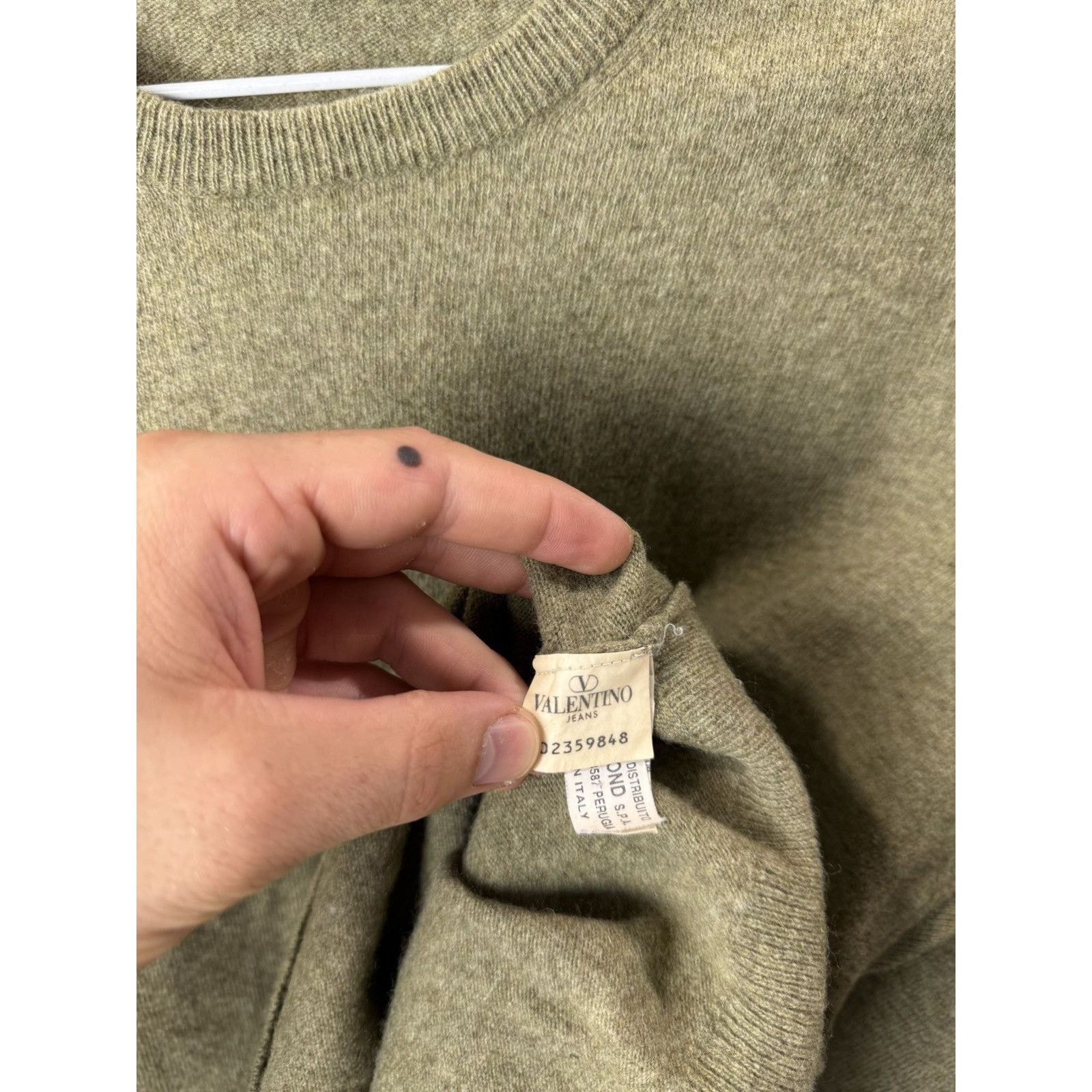 Valentino Rare! Vintage 80-90’s Valentino Jeans Wool Sweater Retro Size US S / EU 44-46 / 1 - 5 Thumbnail