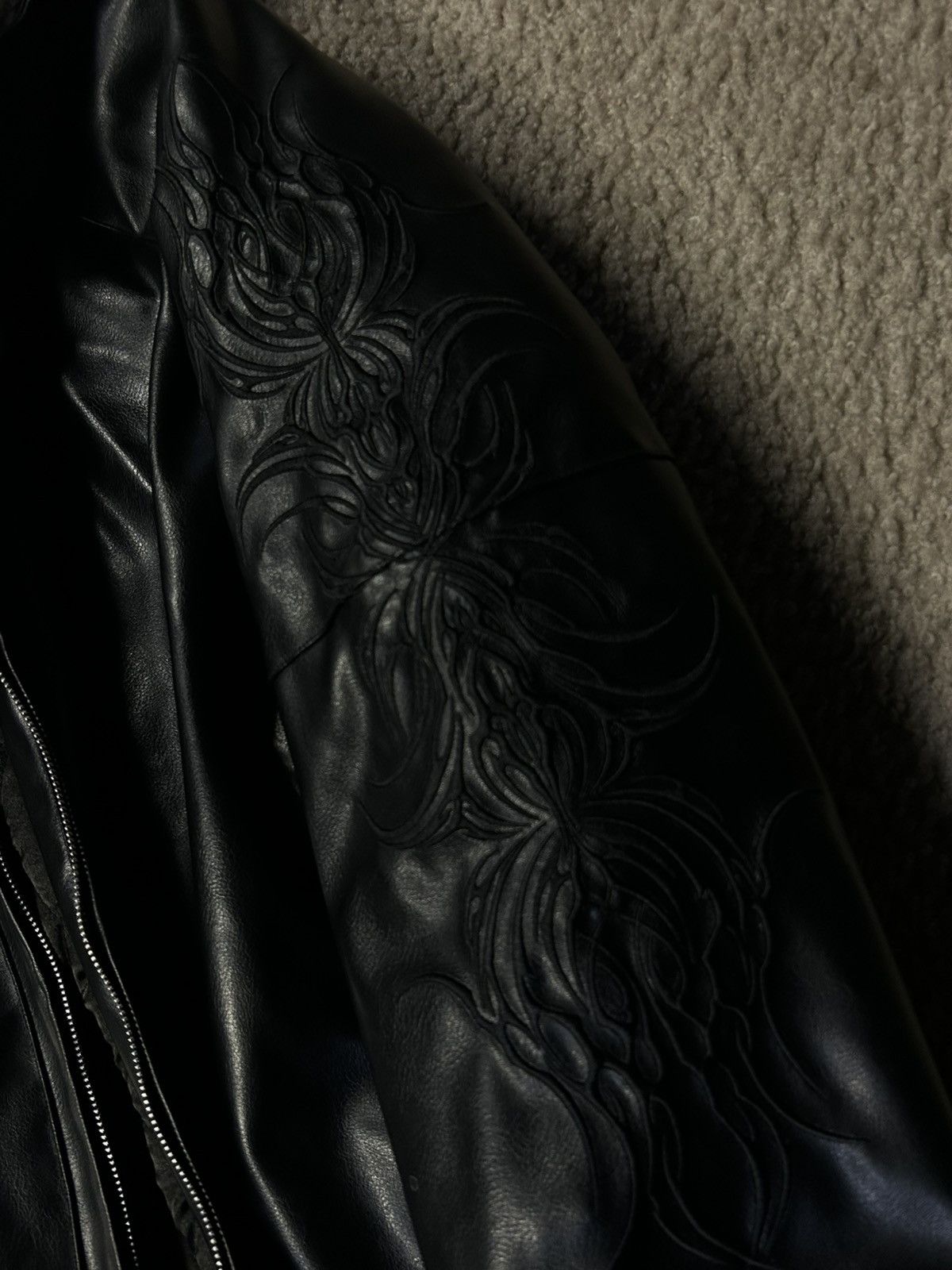 Playboi Carti Curse Leather Jacket Size US L / EU 52-54 / 3 - 2 Thumbnail