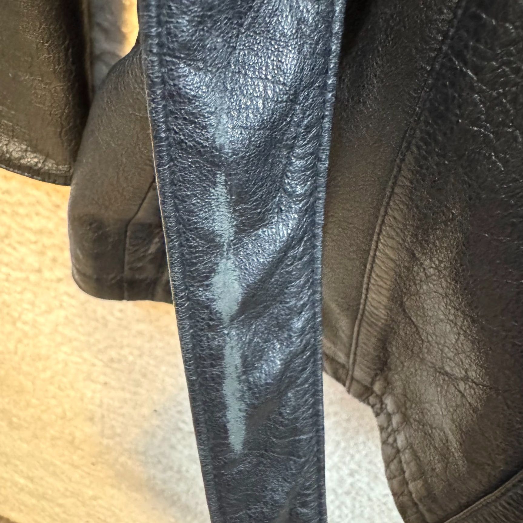 Vintage VINTAGE Wilson's Black Leather Jacket Large Womens Belted Lined 90s Y2K Leather Jacket Women's Large Belted Lined Black 90s Y2K Wilsons Leather Size L / US 10 / IT 46 - 6 Thumbnail