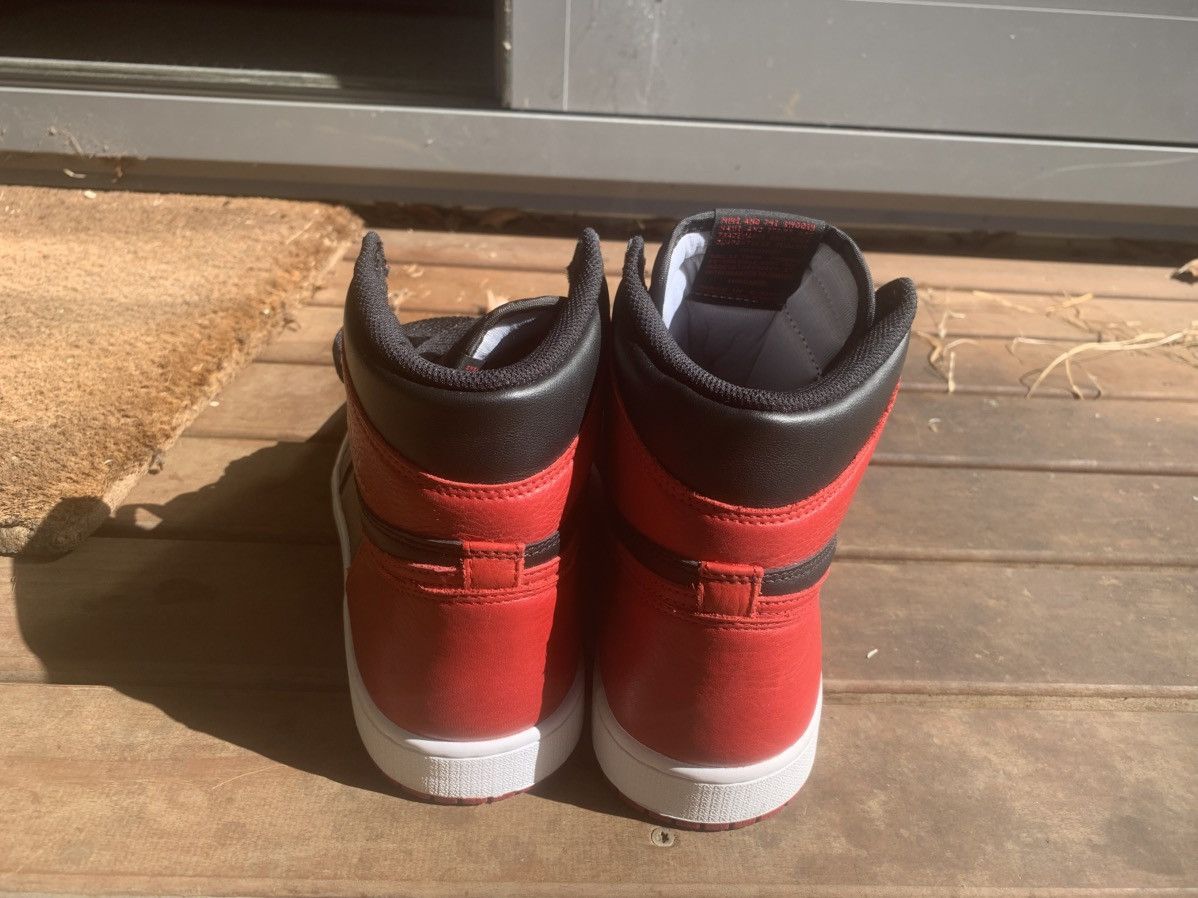 Jordan Brand × Nike Air Jordan 1 Bred 2016 US13 Size US 13 / EU 46 - 4 Thumbnail