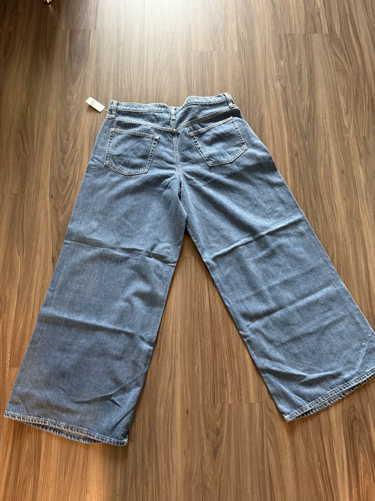 Gap GAP Baggy Mid Rise Wide Leg Jeans Women’s Size 32 / 14R Size 32" / US 10 / IT 46 - 6 Thumbnail