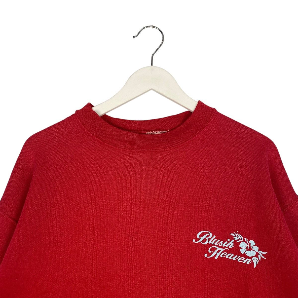Vintage Vintage Blusih Heaven Hawaii Surf Sweatshirt Red Size M Size US M / EU 48-50 / 2 - 4 Thumbnail