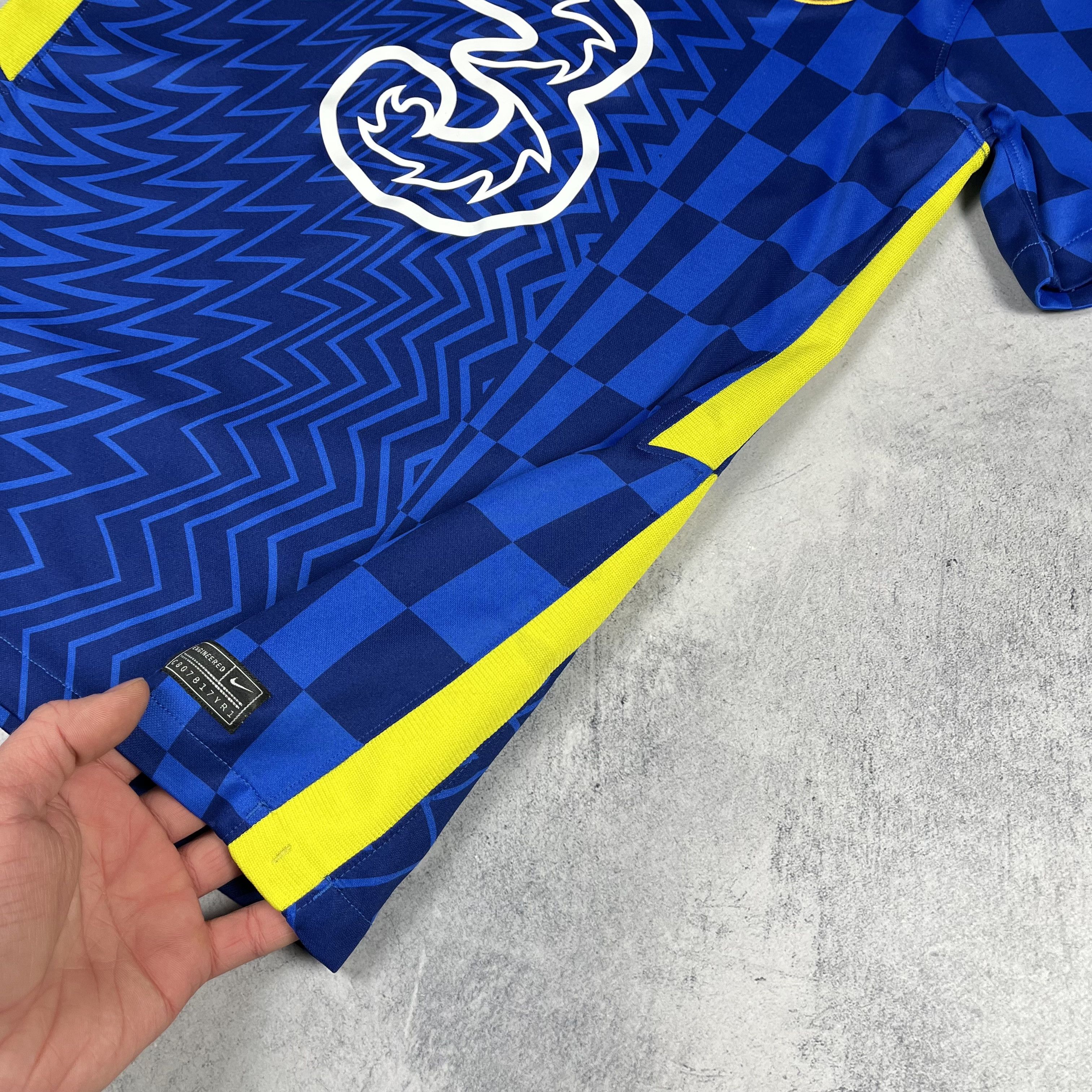 Nike FC Chelsea Nike Home Kit Soccer Jersey Shirt 2021/2022 Size US S / EU 44-46 / 1 - 21 Thumbnail