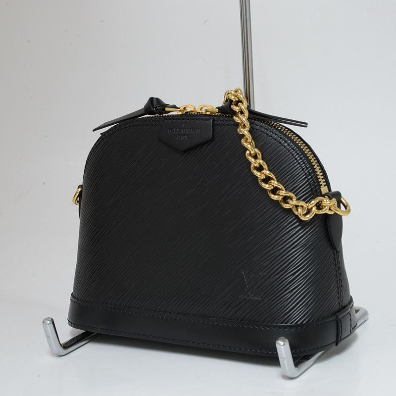 Louis Vuitton Alma Mini Chain Epi Noir Black