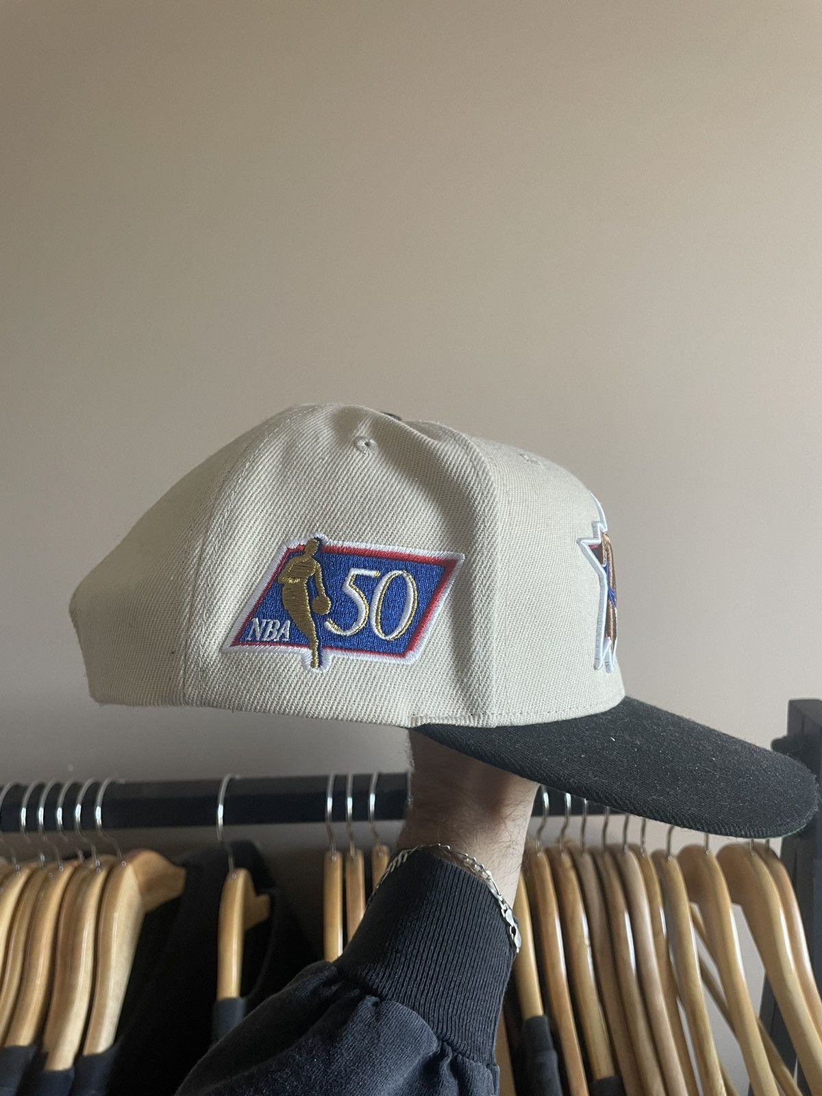 Mitchell & Ness × NBA Philadelphia 76ers Mitchell & Ness 75th Anniversary NBA Hat Size ONE SIZE - 2 Thumbnail