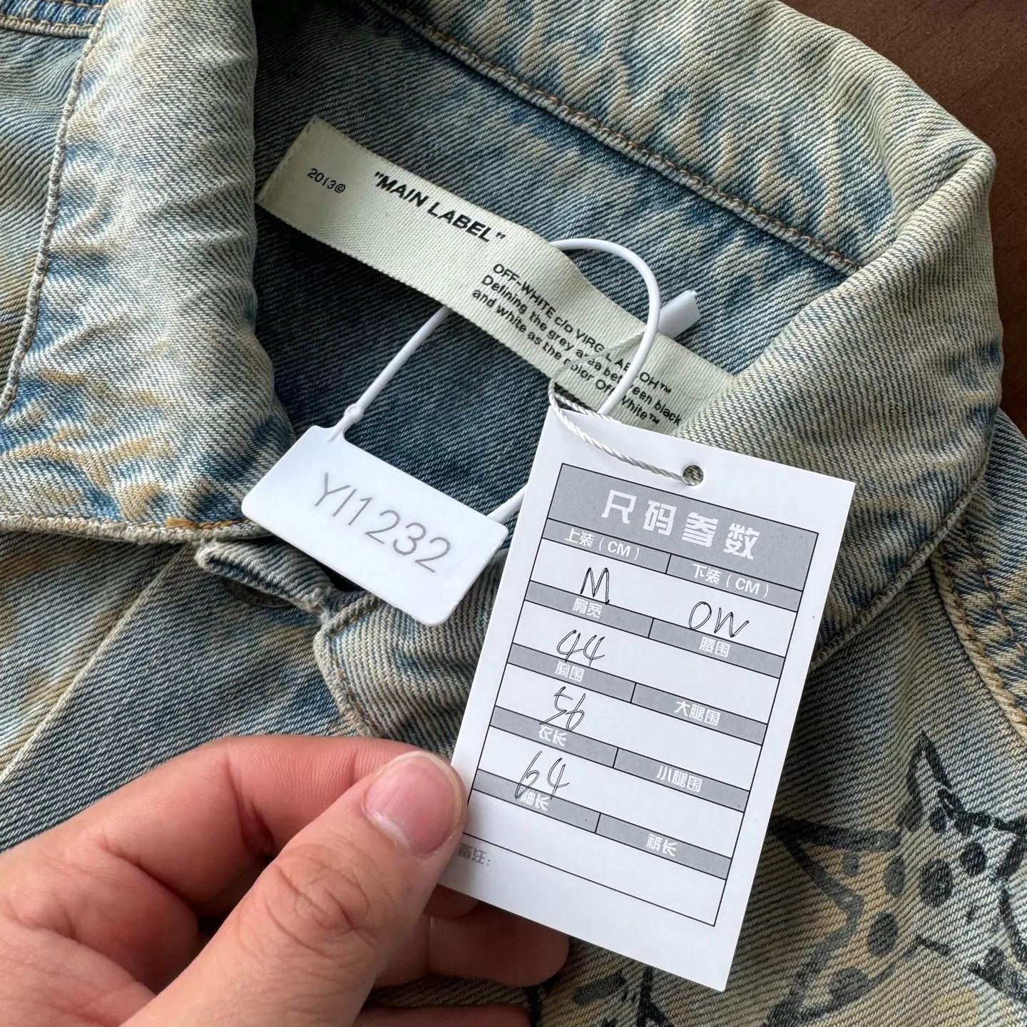 Other Distressed Graffiti Denim Jacket M Mint Size US M / EU 48-50 / 2 - 9 Thumbnail