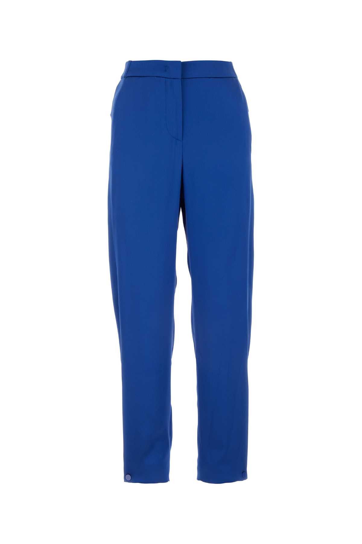 image of Giorgio Armani Electric Blue Silk Pant, Women's (Size 27)