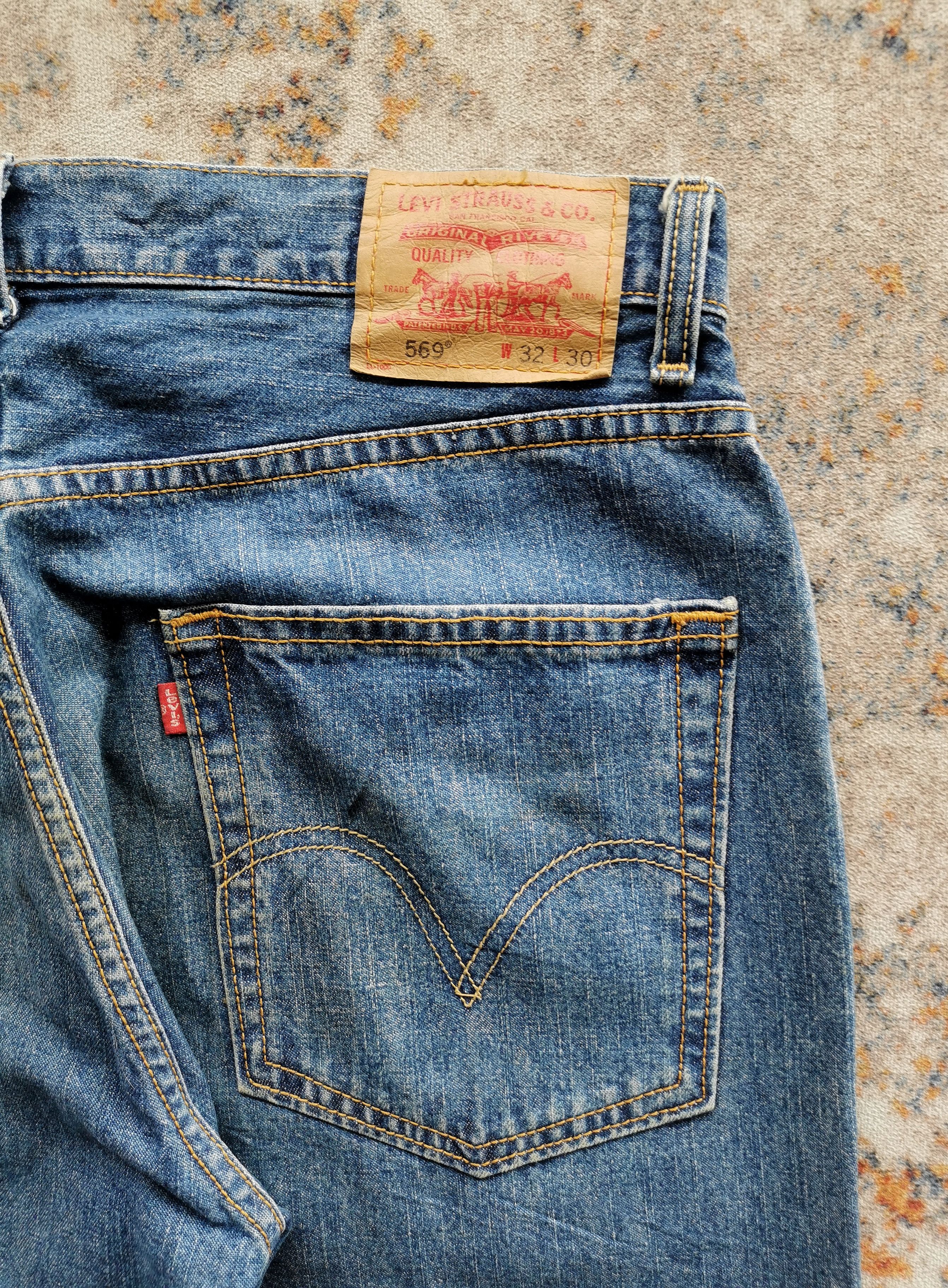 Levi's Vintage Levis Loose Straight 569 Jeans Size US 34 / EU 50 - 9 Thumbnail