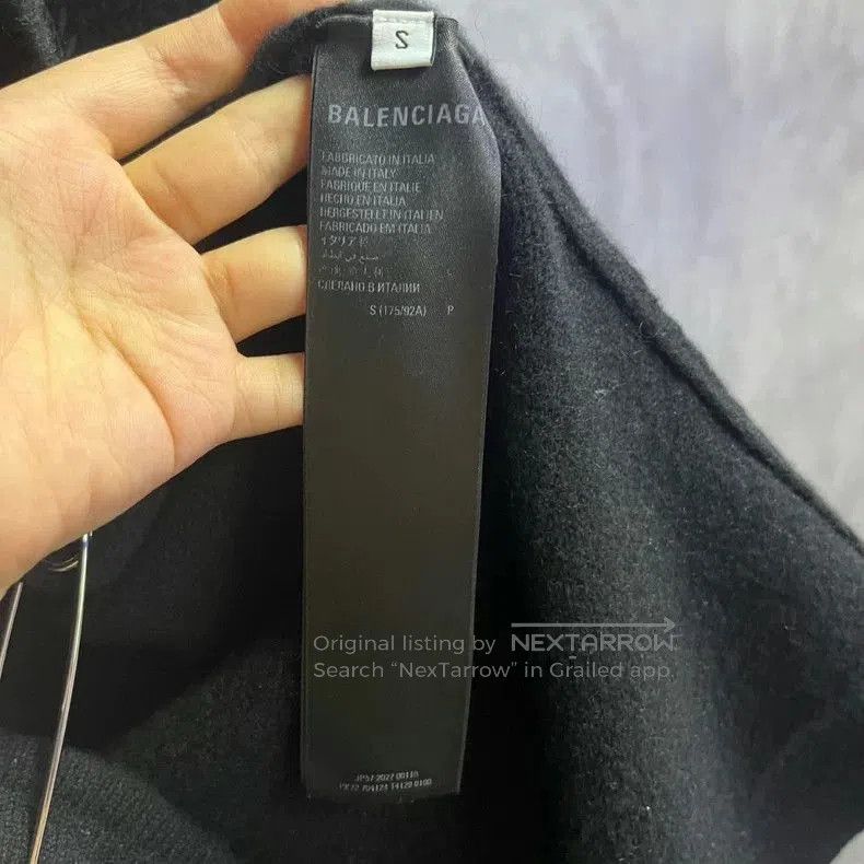 Balenciaga Balenciaga Black Pin-Decorated Wool Cardigan. Size US S / EU 44-46 / 1 - 4 Thumbnail