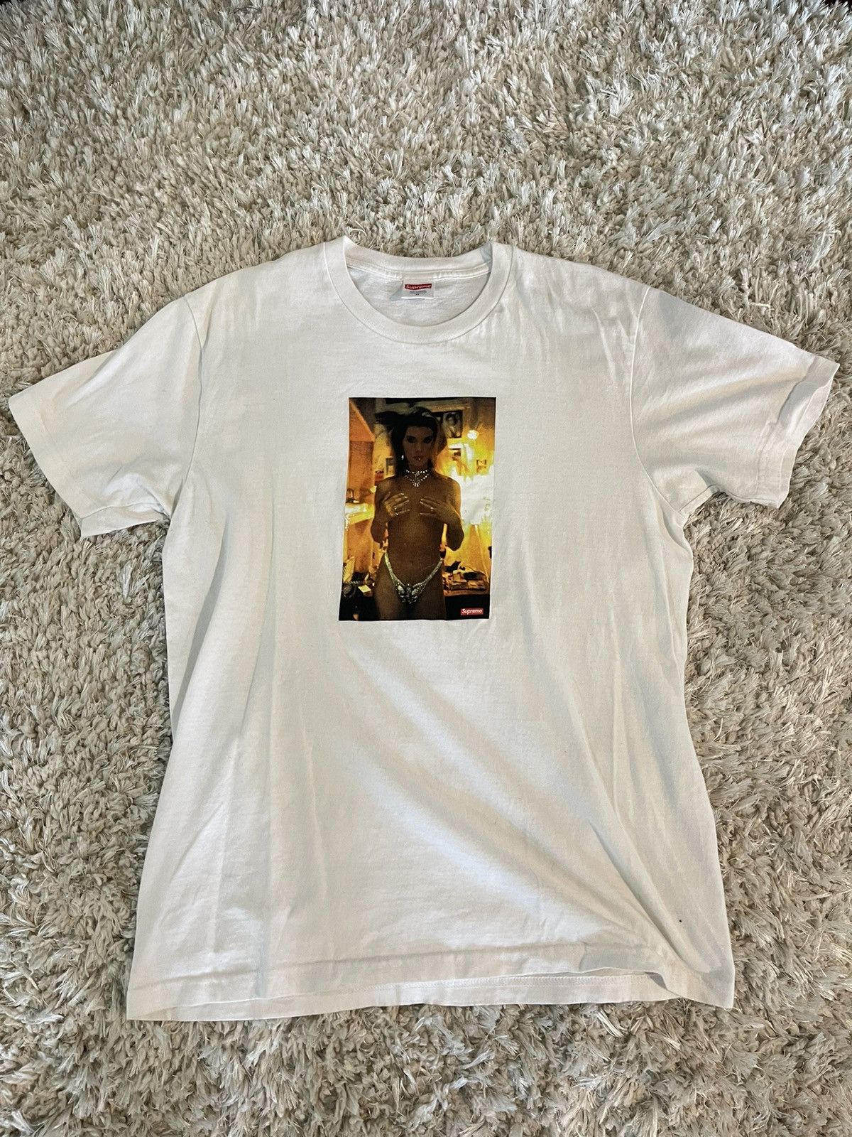 Supreme shirt with girl on it online