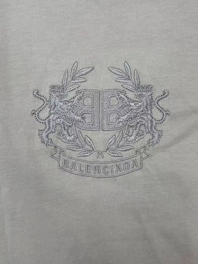 Balenciaga Balenciaga Logo Print Slim Fit Round Neck Short Sleeve T-S Size US S / EU 44-46 / 1 - 3 Thumbnail