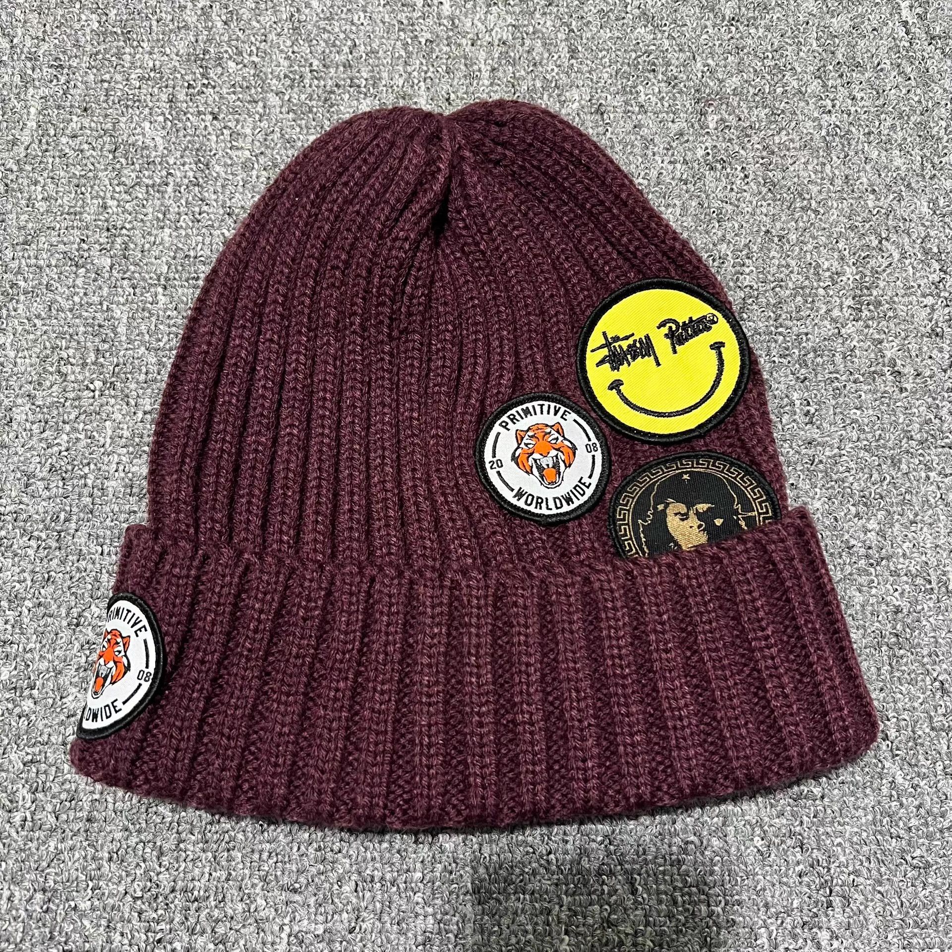 Stussy Stussy x Patta Embroidered Badge Logo Knit Beanie Q7 Size ONE SIZE - 1 Thumbnail