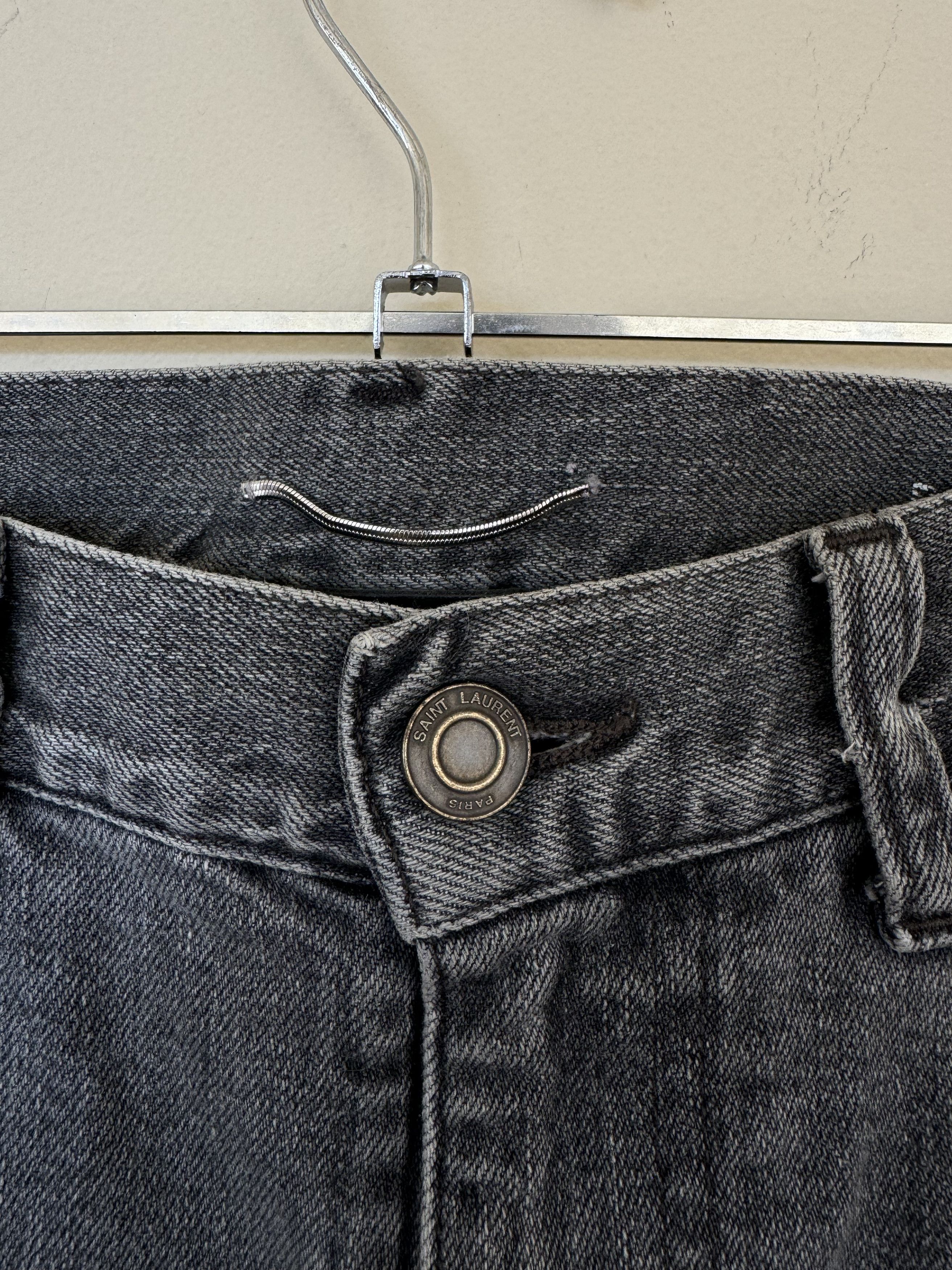 Saint Laurent Paris SLP Gray Denim D02 Size US 30 / EU 46 - 4 Thumbnail