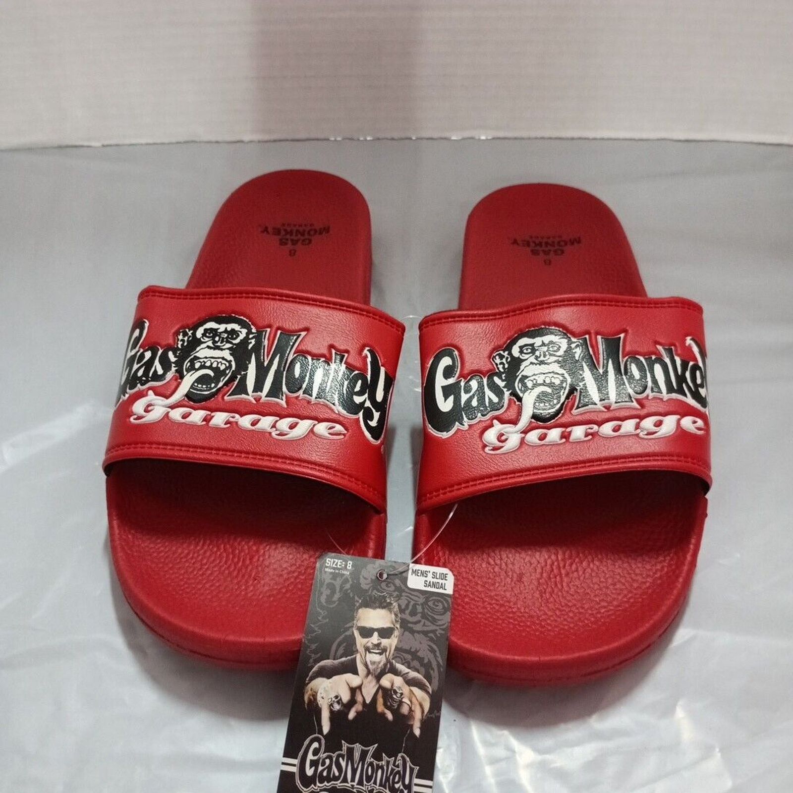 Other Gas Monkey Garage Slides Sandals Men's Size 8 Red Size US 8 / EU 41 - 1 Thumbnail
