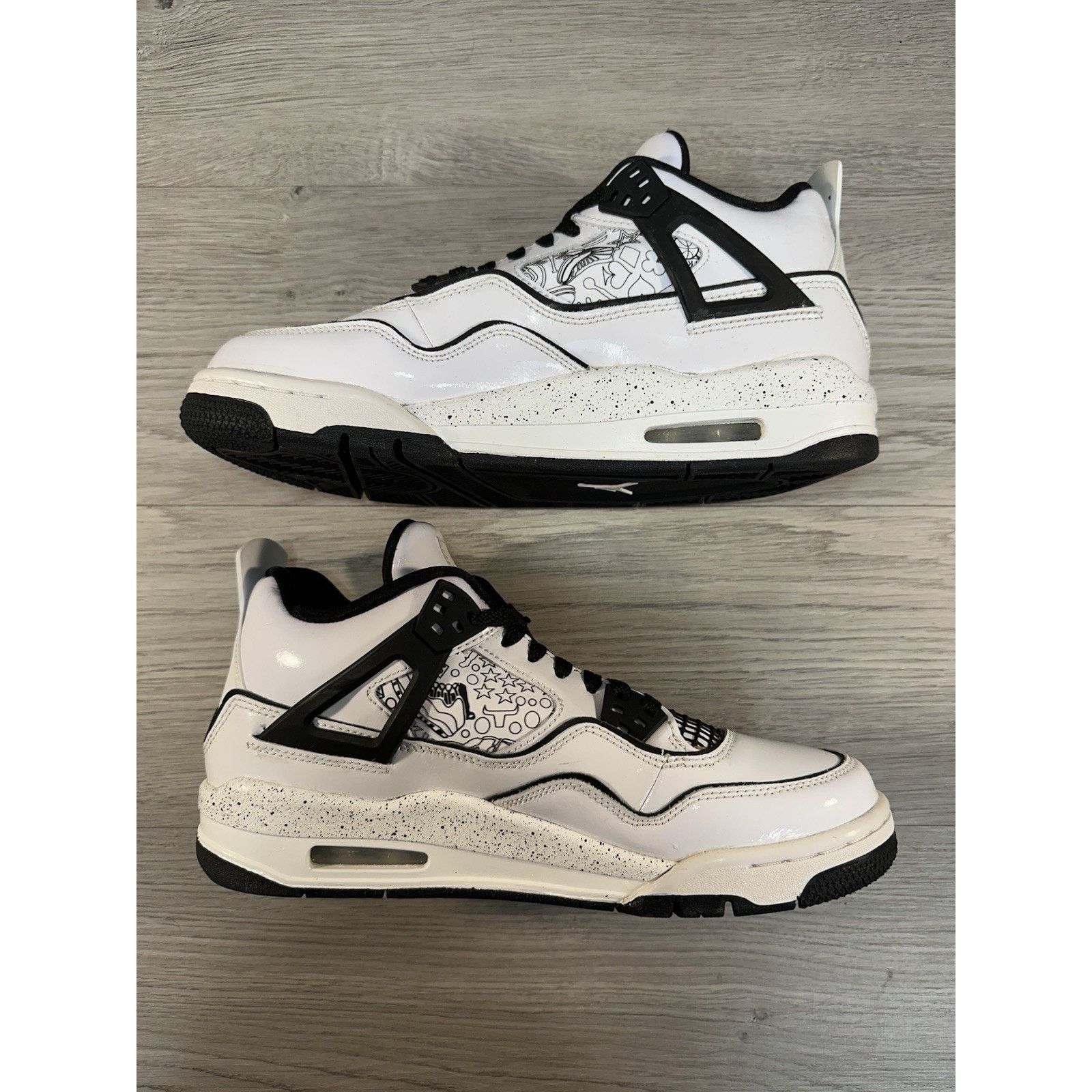 Jordan Brand Jordan 4 Retro DIY GS - Size 7y (DC4101-100) Size US 7 / EU 40 - 3 Thumbnail