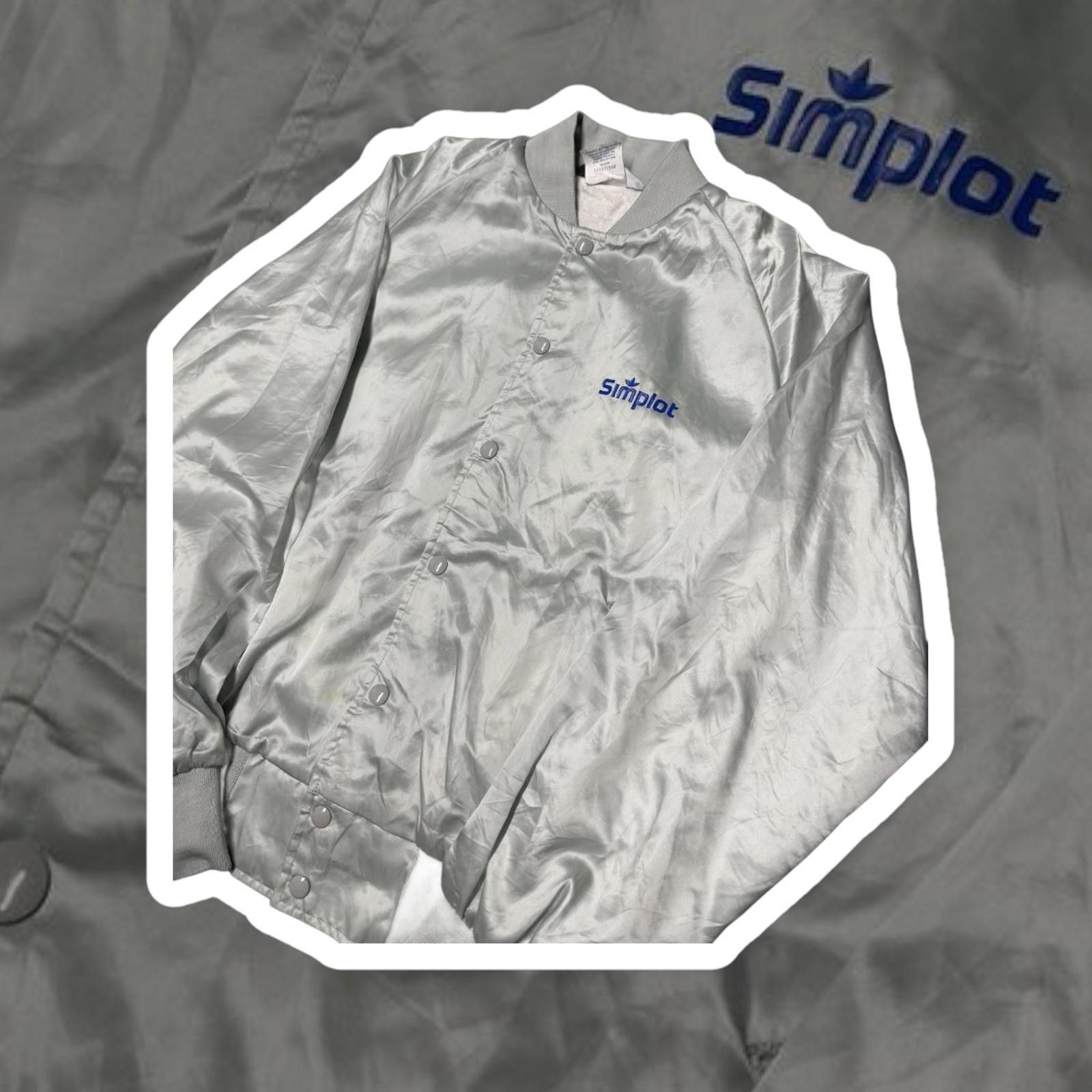 Other Vintag Satin Jacket - Simplot Logo | Grailed