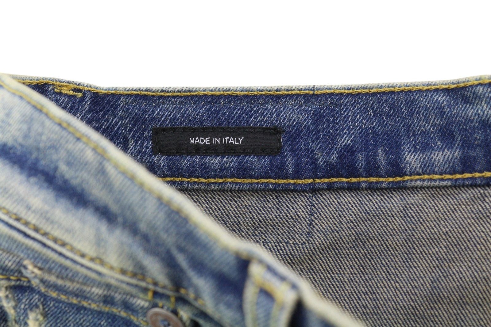 R13 JANE 28 Washed Blue Flared Zip Fly Kelly Stretch 84476 Size 28" / US 6 / IT 42 - 8 Thumbnail