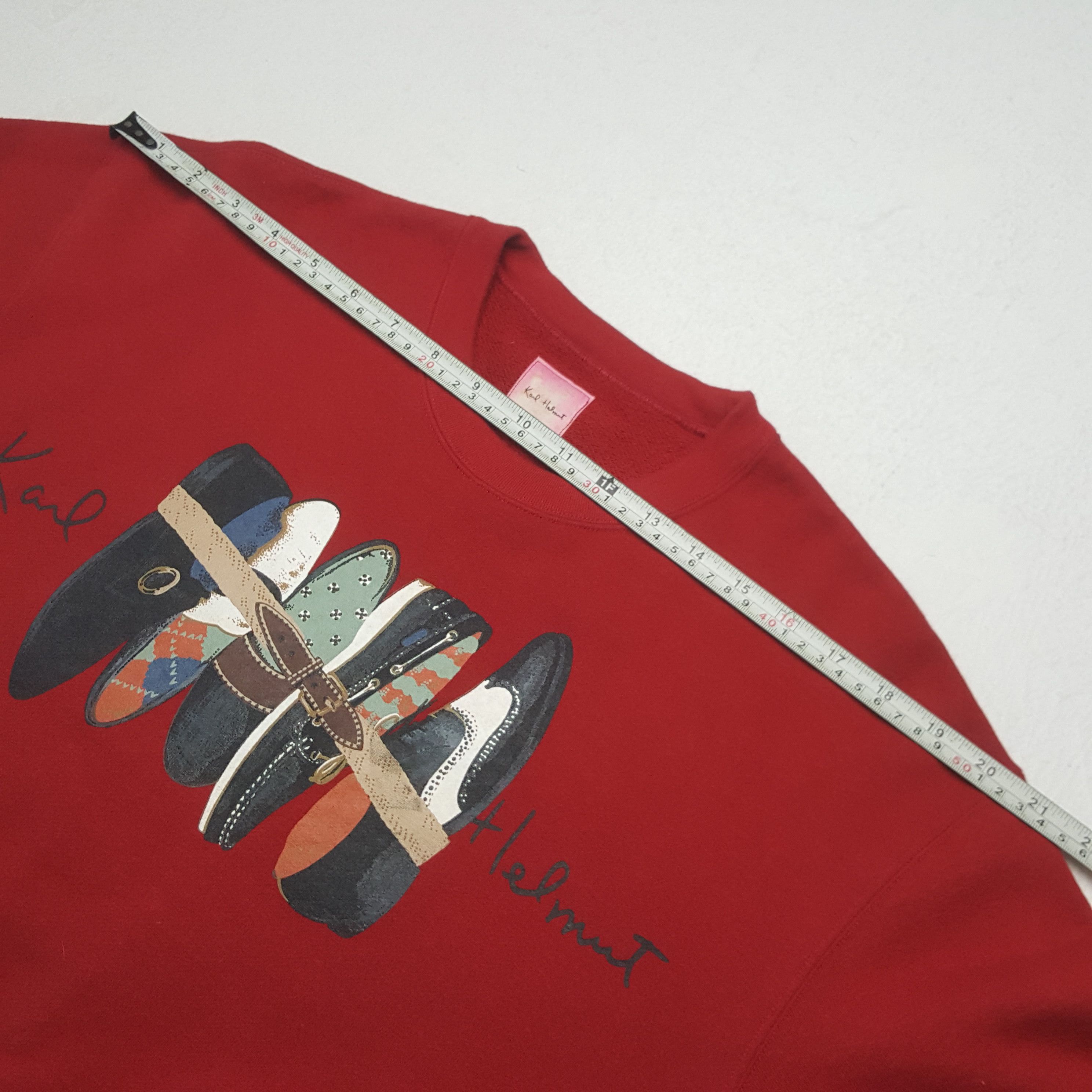 Karl Helmut Vintage Karl Helmut Shoes Art Designer Sweatshirt C295N3 Size US M / EU 48-50 / 2 - 6 Thumbnail